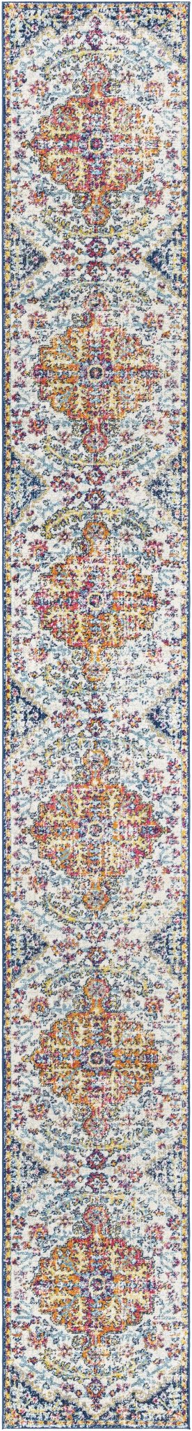 Rust, Ivory and Teal Traditional Medallion Heriz Multi size Turkish Design area Rug - Image 35
