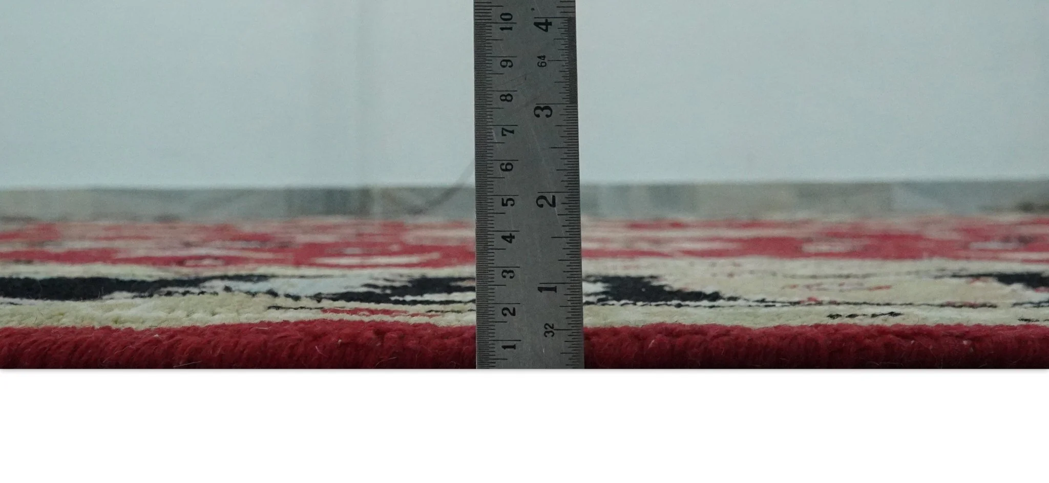 Rust, Olive and Black Hand Knotted Traditional Oriental Custom Made Wool Area Rug - Image 9