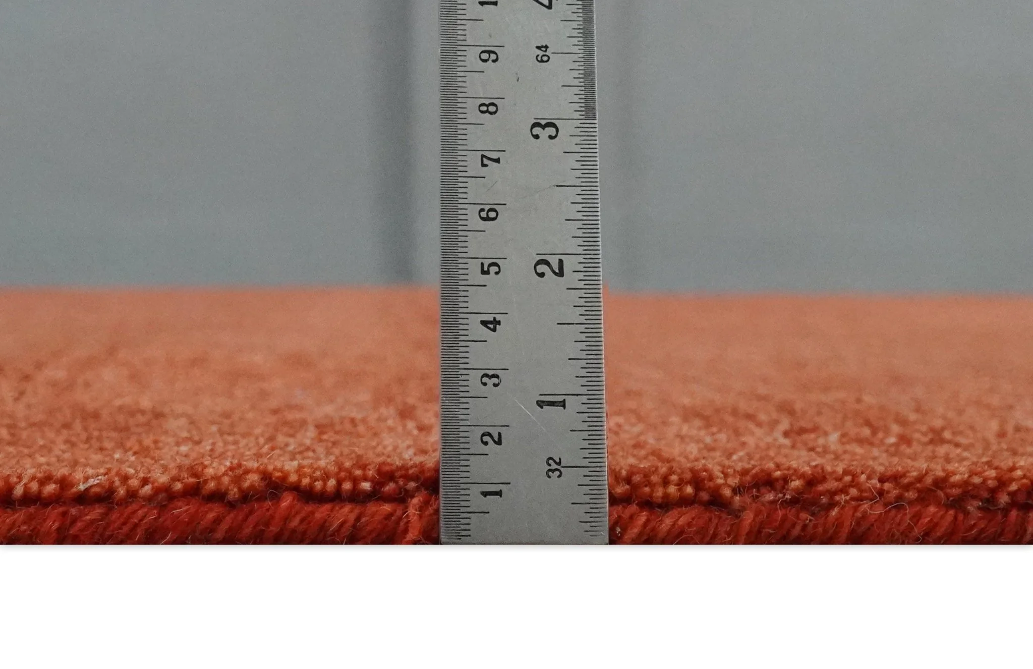 Custom Made Solid Plane Rust Woolen Hand Tufted Multi Size wool Rug - Image 7