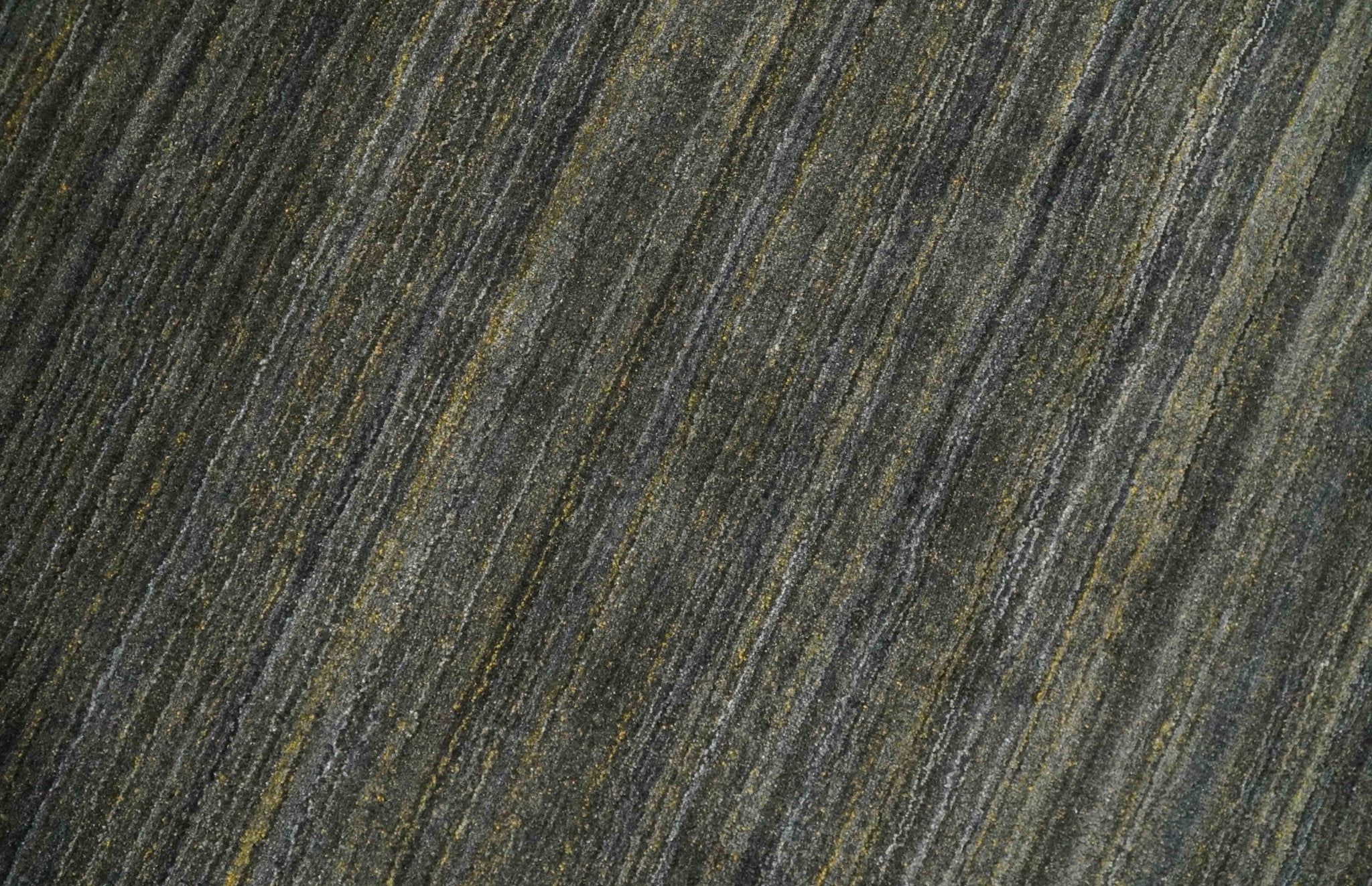 Shaded Olive and Gray Scandinavian 5x7 Blended bamboo Silk Flatwoven Area Rug | HL43 - Image 6