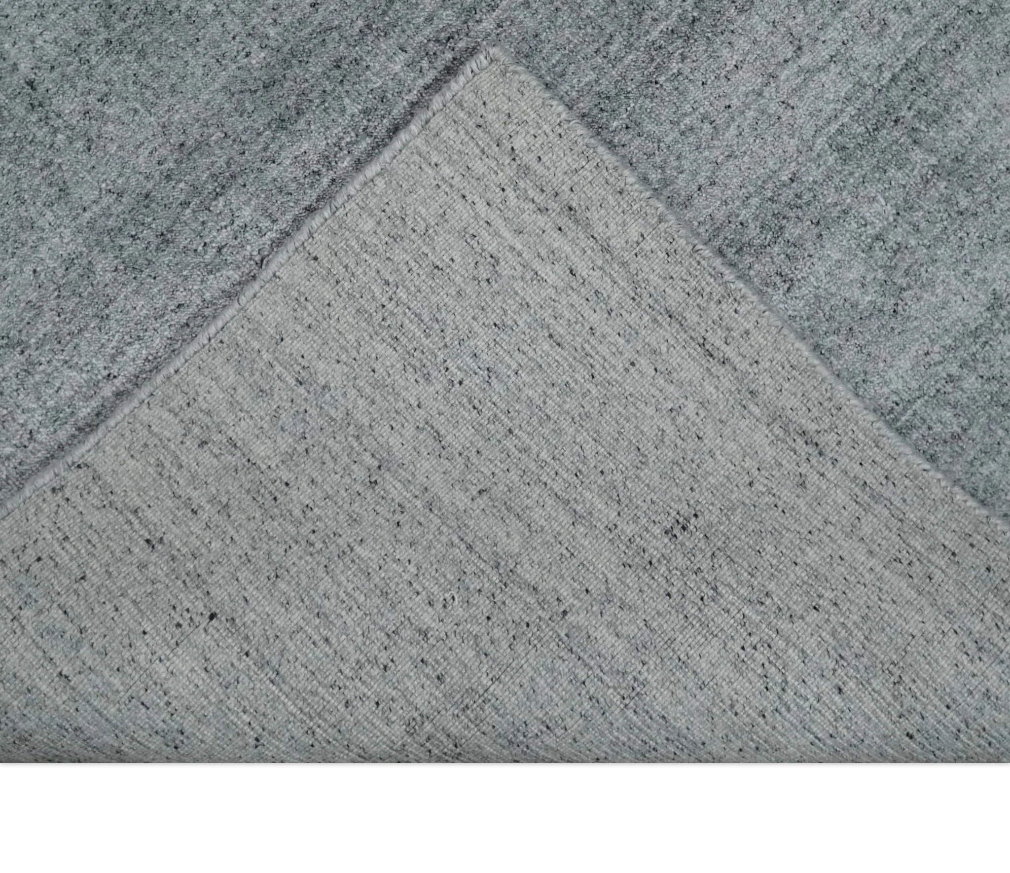Shaded Silver Scandinavian 5x7 Blended Wool Flatwoven Area Rug, Dinning, Kids Rug | HL29 - Image 7