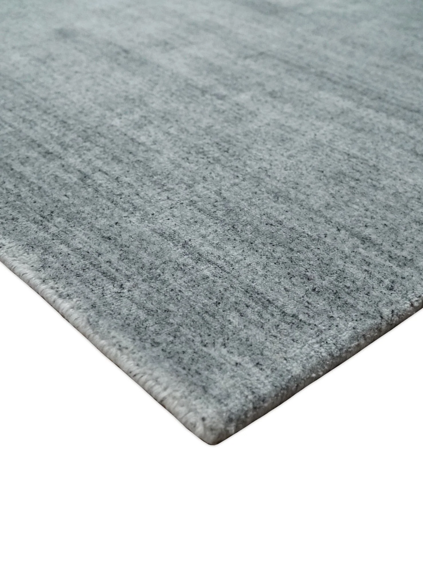 Shaded Silver Scandinavian 5x7 Blended Wool Flatwoven Area Rug, Dinning, Kids Rug | HL29 - Image 9