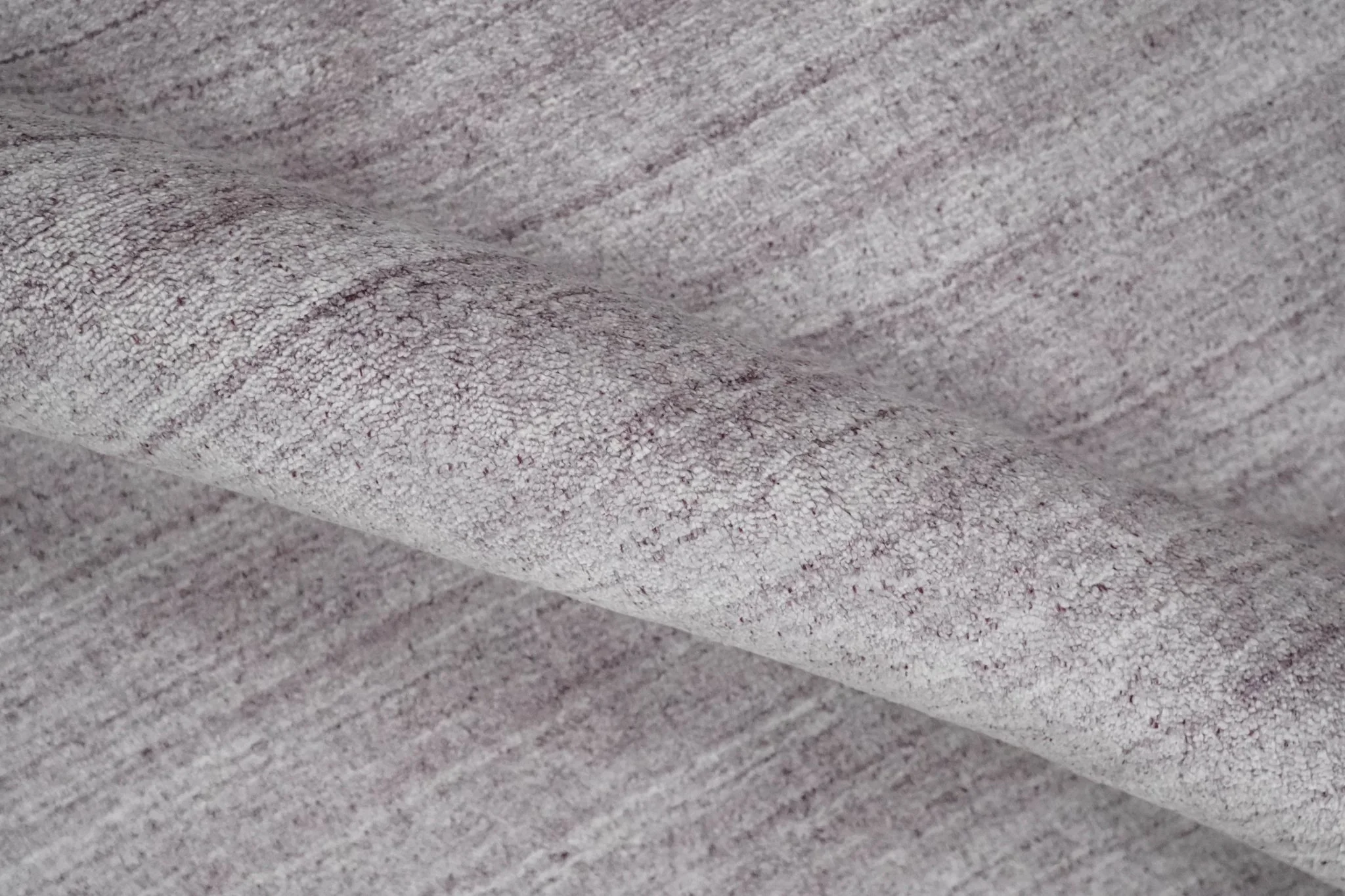 Shaded Solid Lavender purple Scandinavian 5x7 Blended bamboo Silk Flatwoven Area Rug | HL40 - Image 6