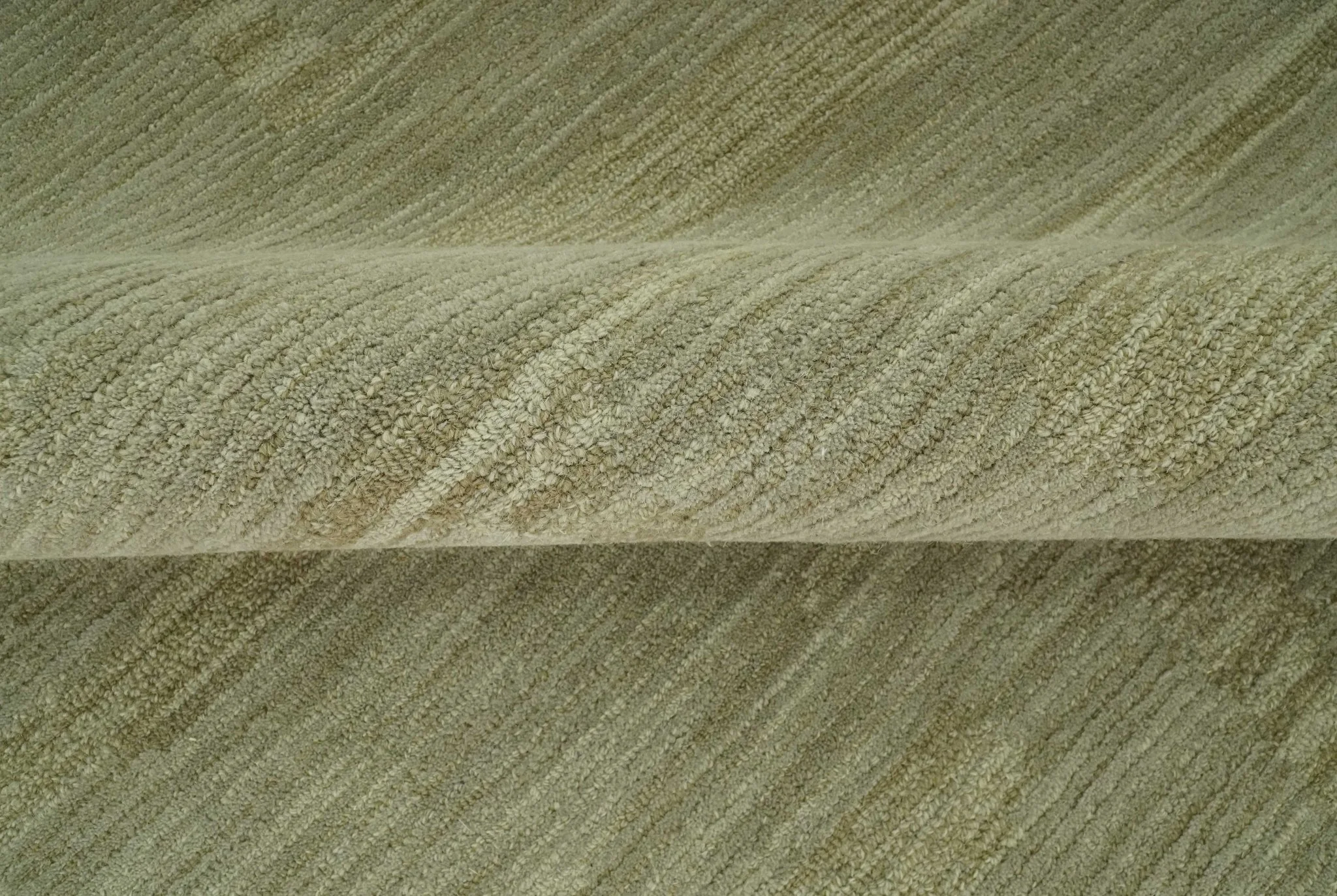 Shades Of Olive Modern Abstract Hand Tufted Custom Made wool rug - Image 3