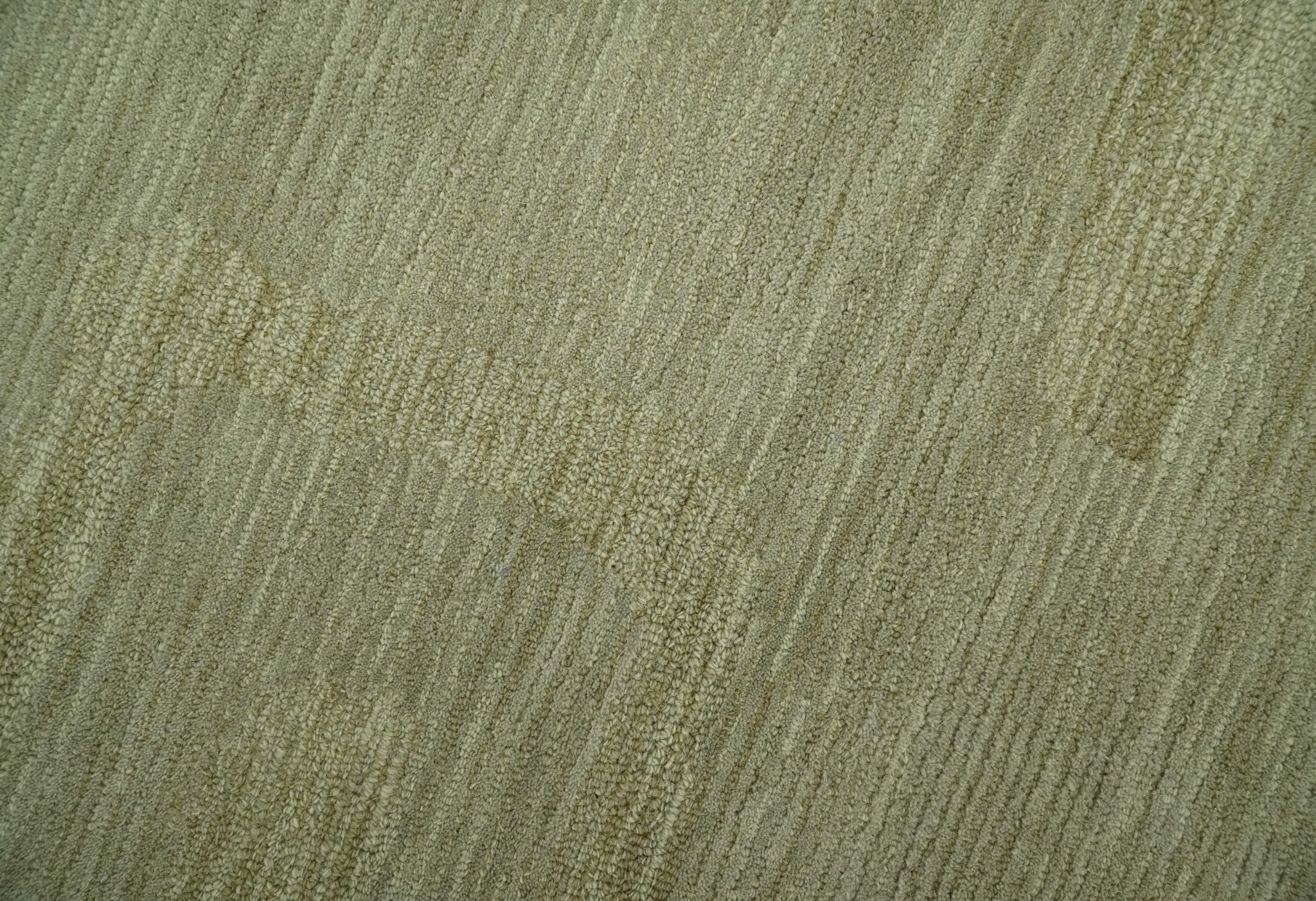 Shades Of Olive Modern Abstract Hand Tufted Custom Made wool rug - Image 4