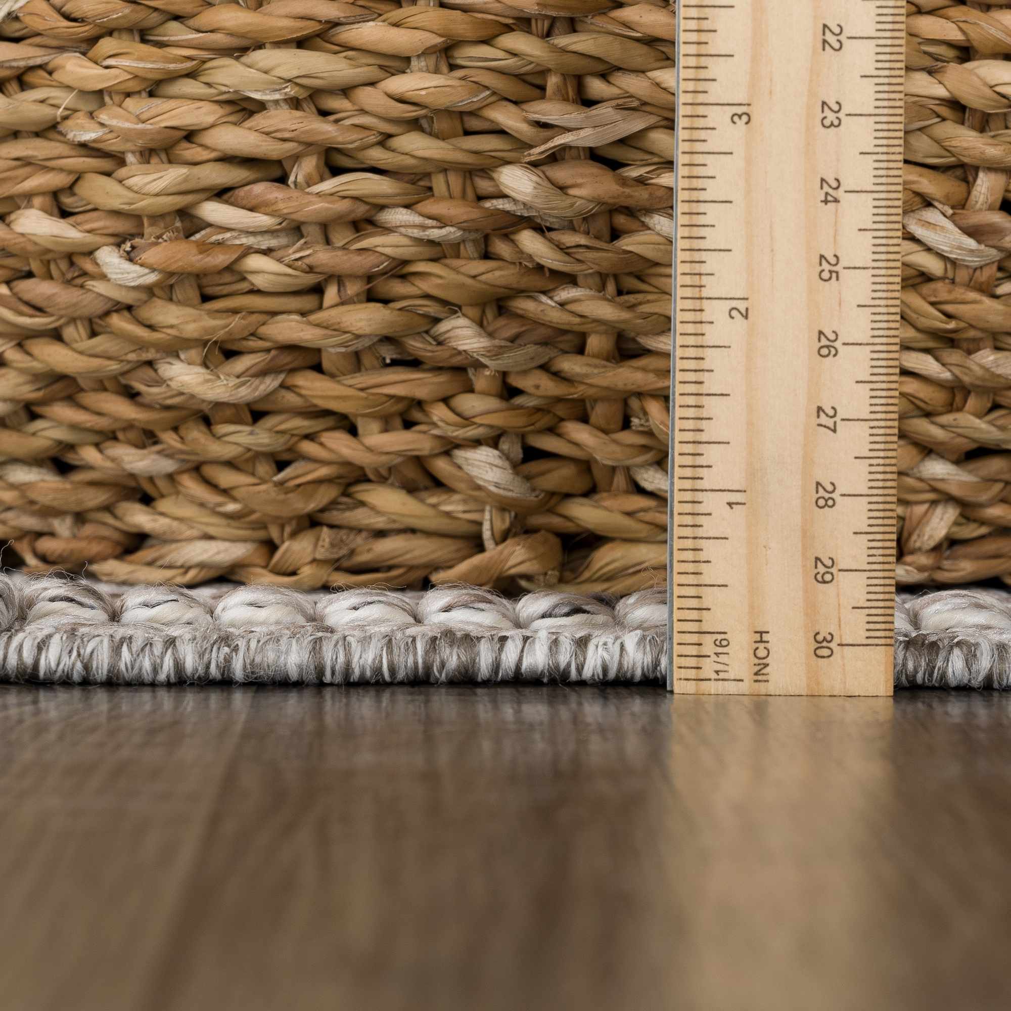 Silver and Charcoal Geometrical Flatwoven Outdoor Safe Area Rug - Image 11