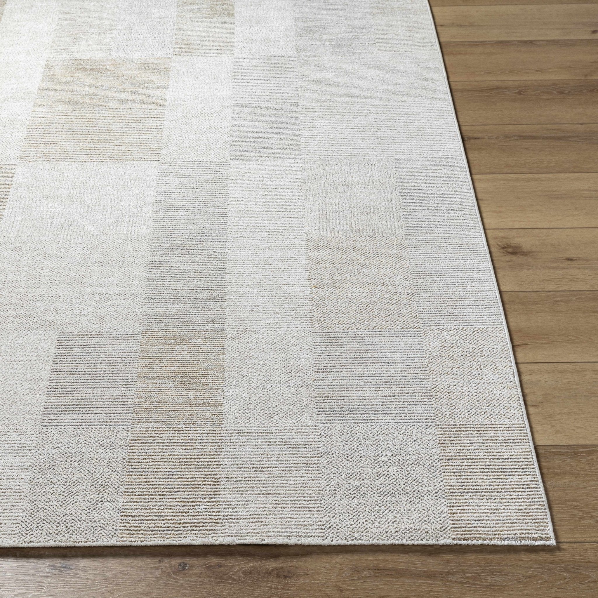 Silver And Gray Modern Contemporary Design Rug - Image 2