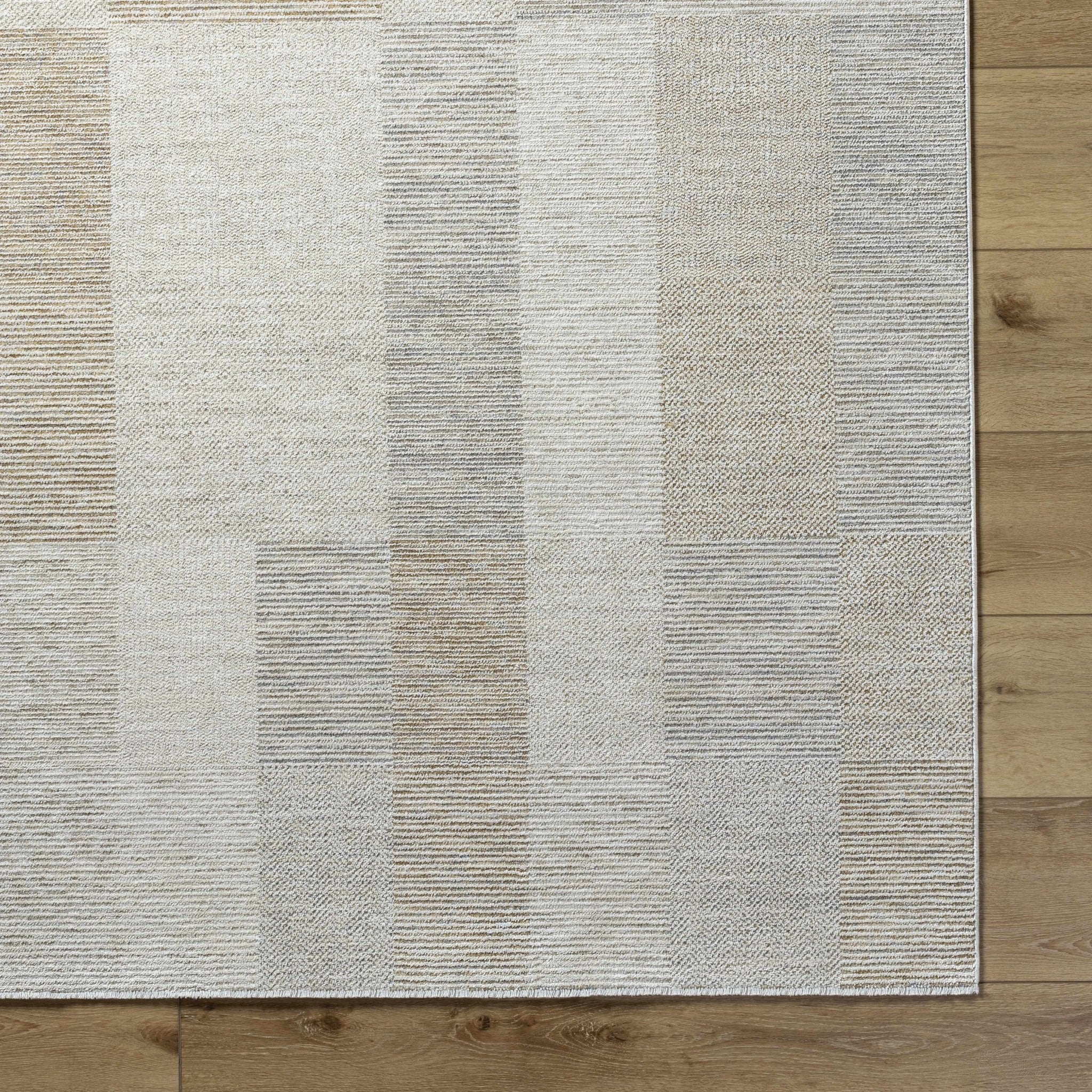Silver And Gray Modern Contemporary Design Rug - Image 6
