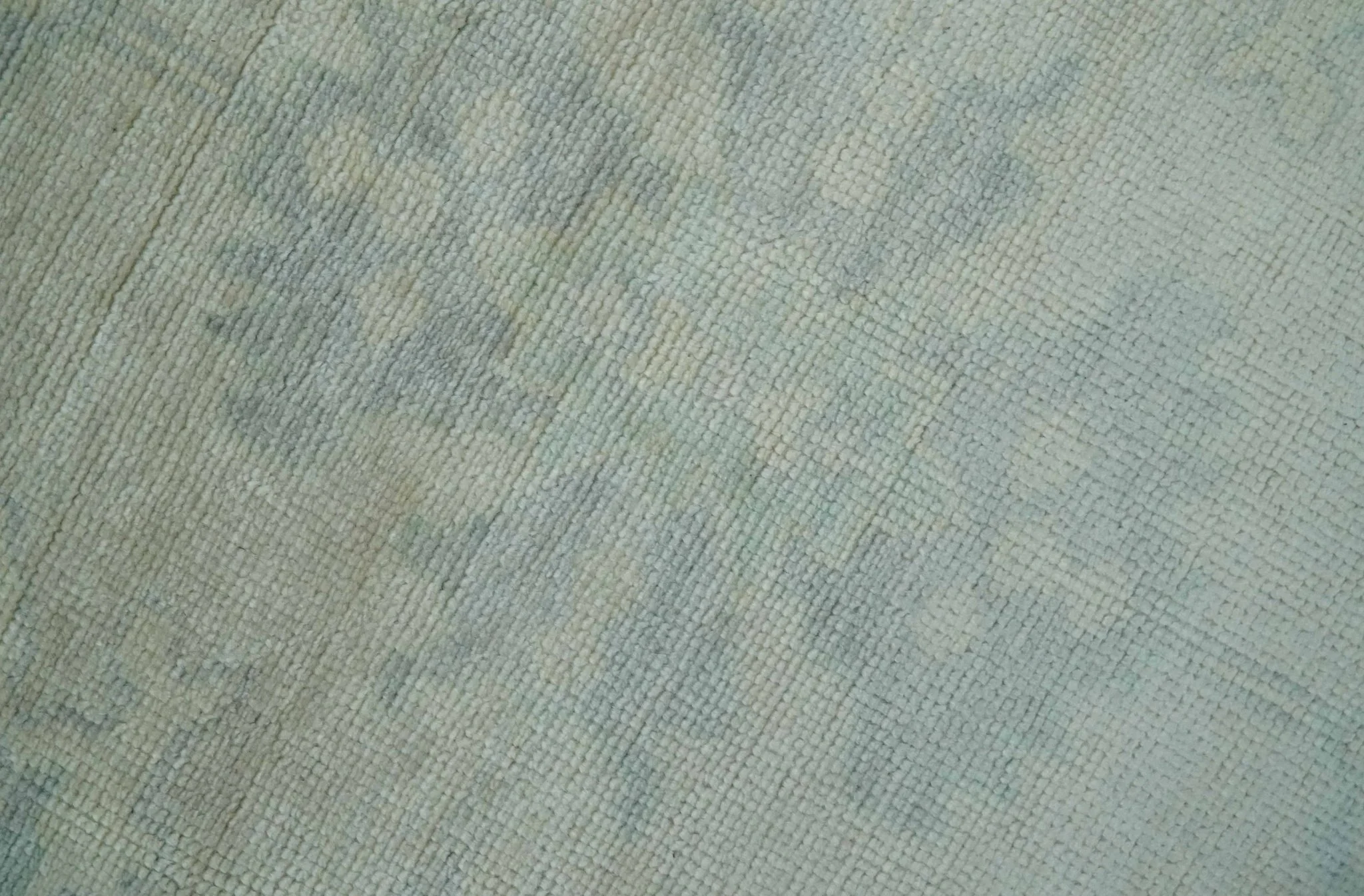 Antique Finish Silver, Gray and Charcoal Hand Knotted Oriental Oushak 8x10 wool Area Rug - Image 4