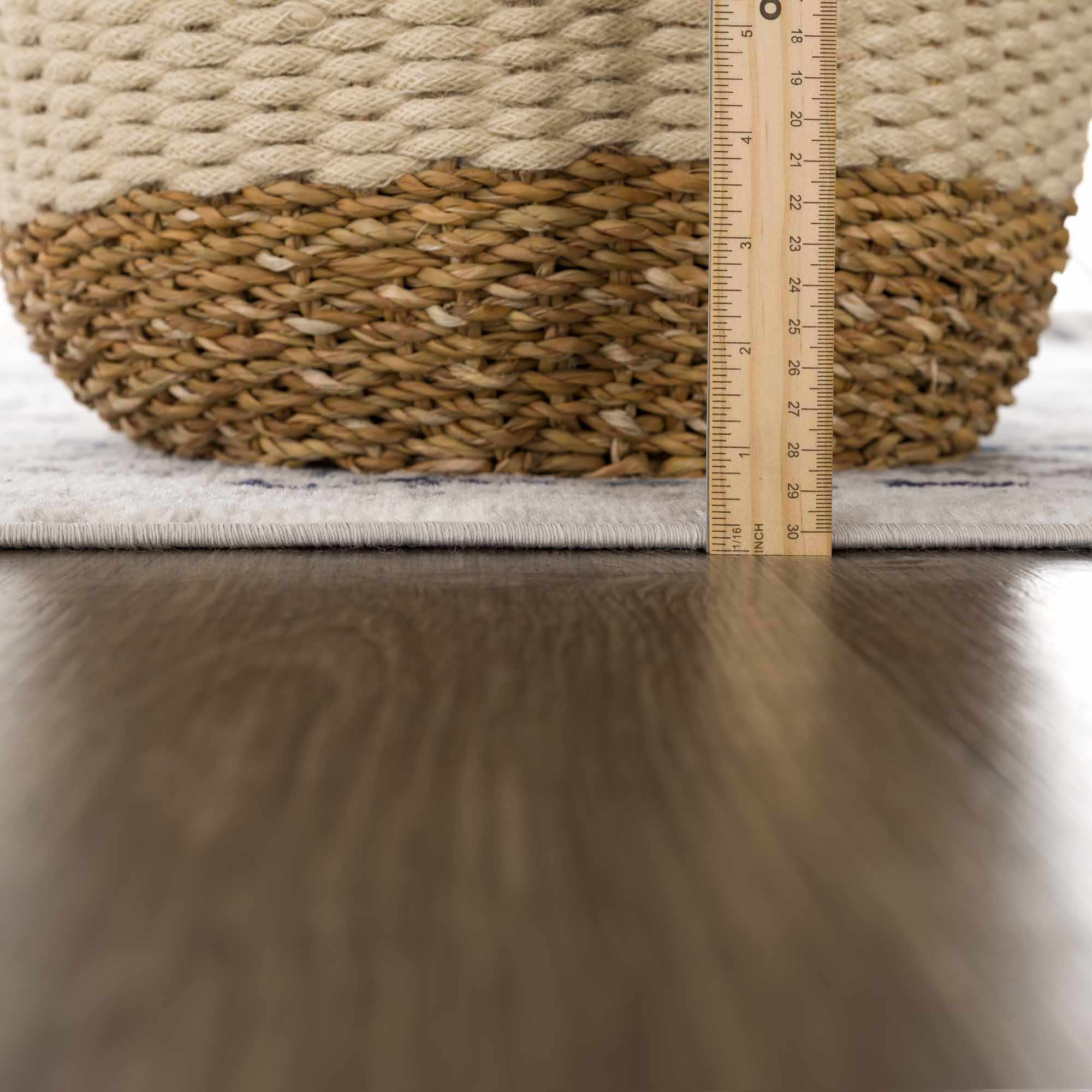 Silver, Gray, Teal and Charcoal Traditional Oushak Design Area Rug - Image 11