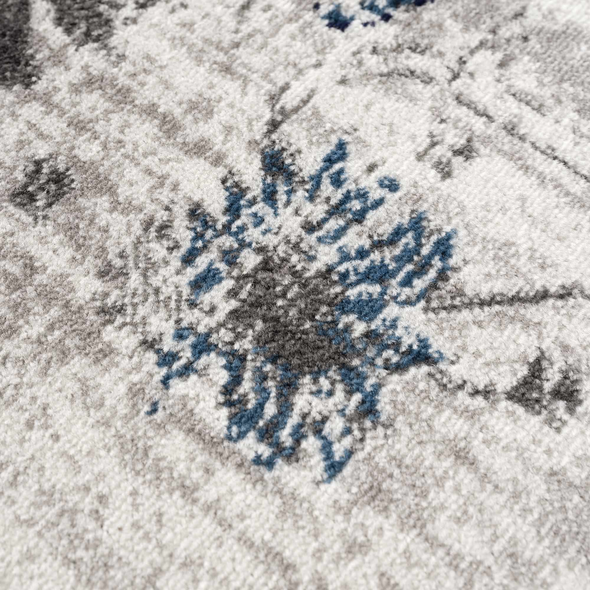 Silver, Gray, Teal and Charcoal Traditional Oushak Design Area Rug - Image 12