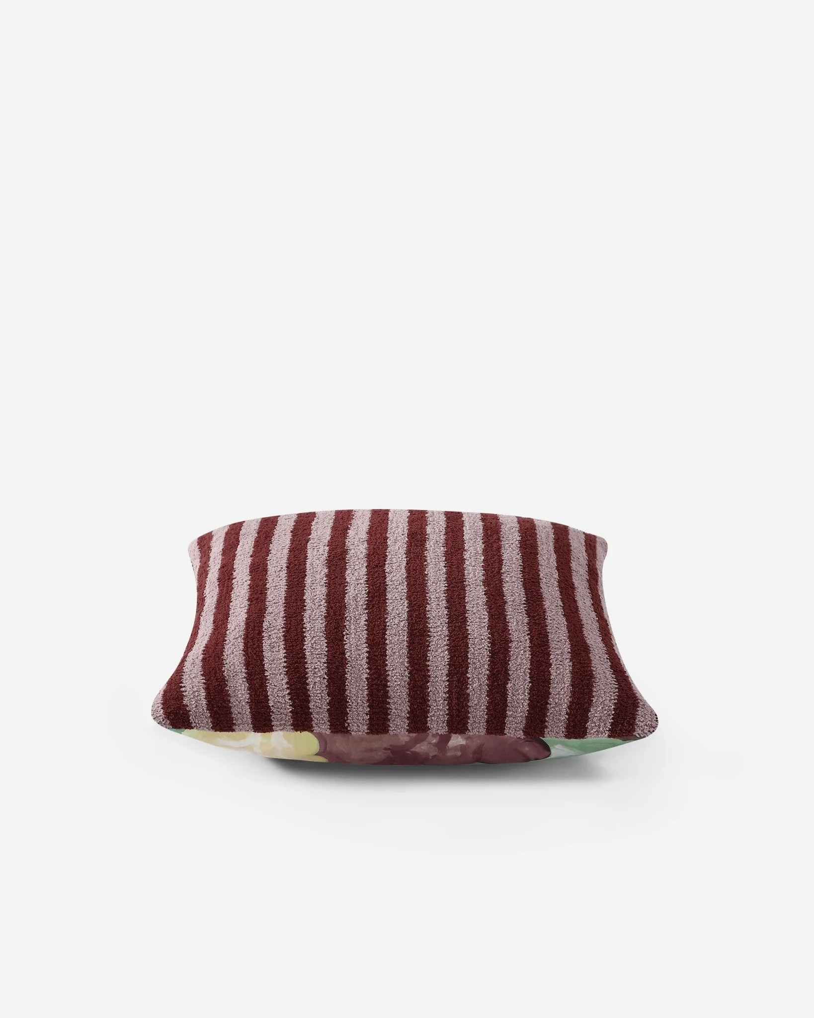 Soft and Cozy Jardin and Clouds Striped Sunset Soiree Throw Pillow - Image 12