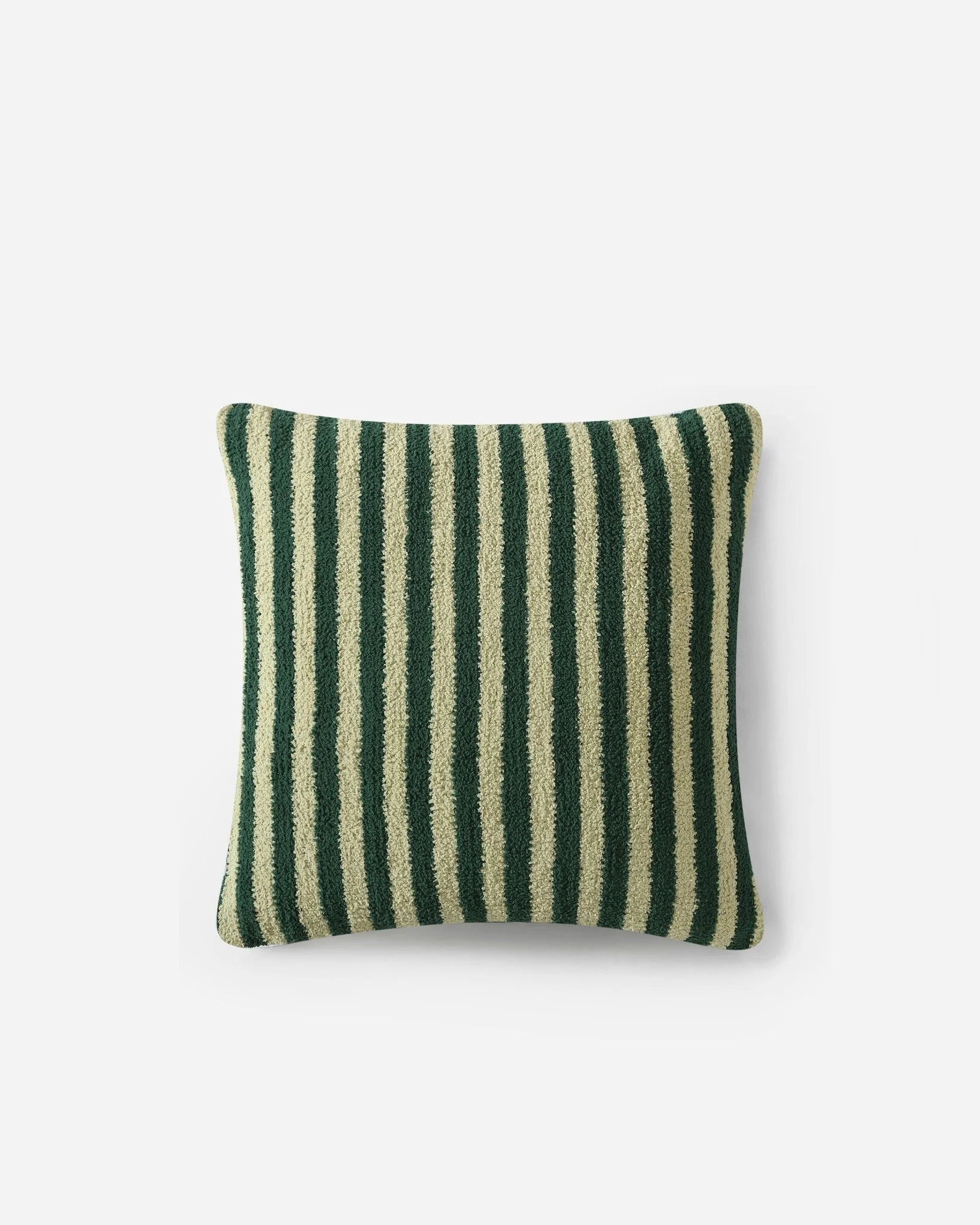 Soft and Cozy Jardin and Clouds Striped Sunset Soiree Throw Pillow - Image 2