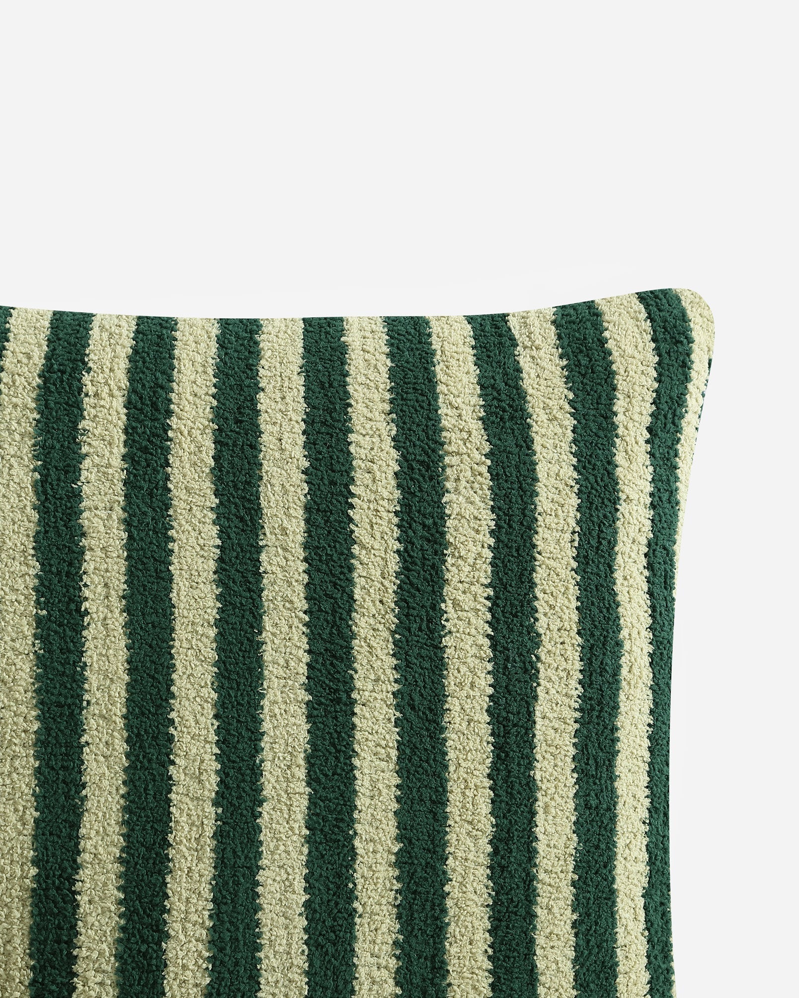 Soft and Cozy Jardin and Clouds Striped Sunset Soiree Throw Pillow - Image 3