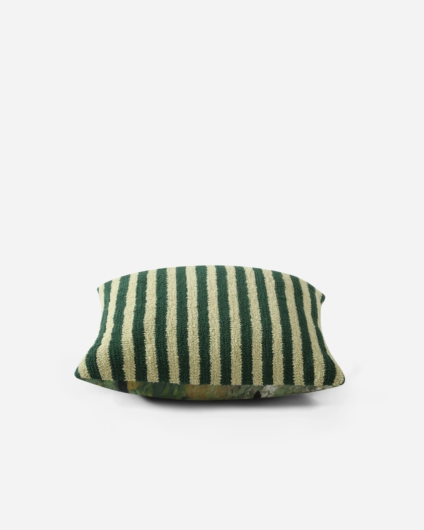 Soft and Cozy Jardin and Clouds Striped Sunset Soiree Throw Pillow - Image 4