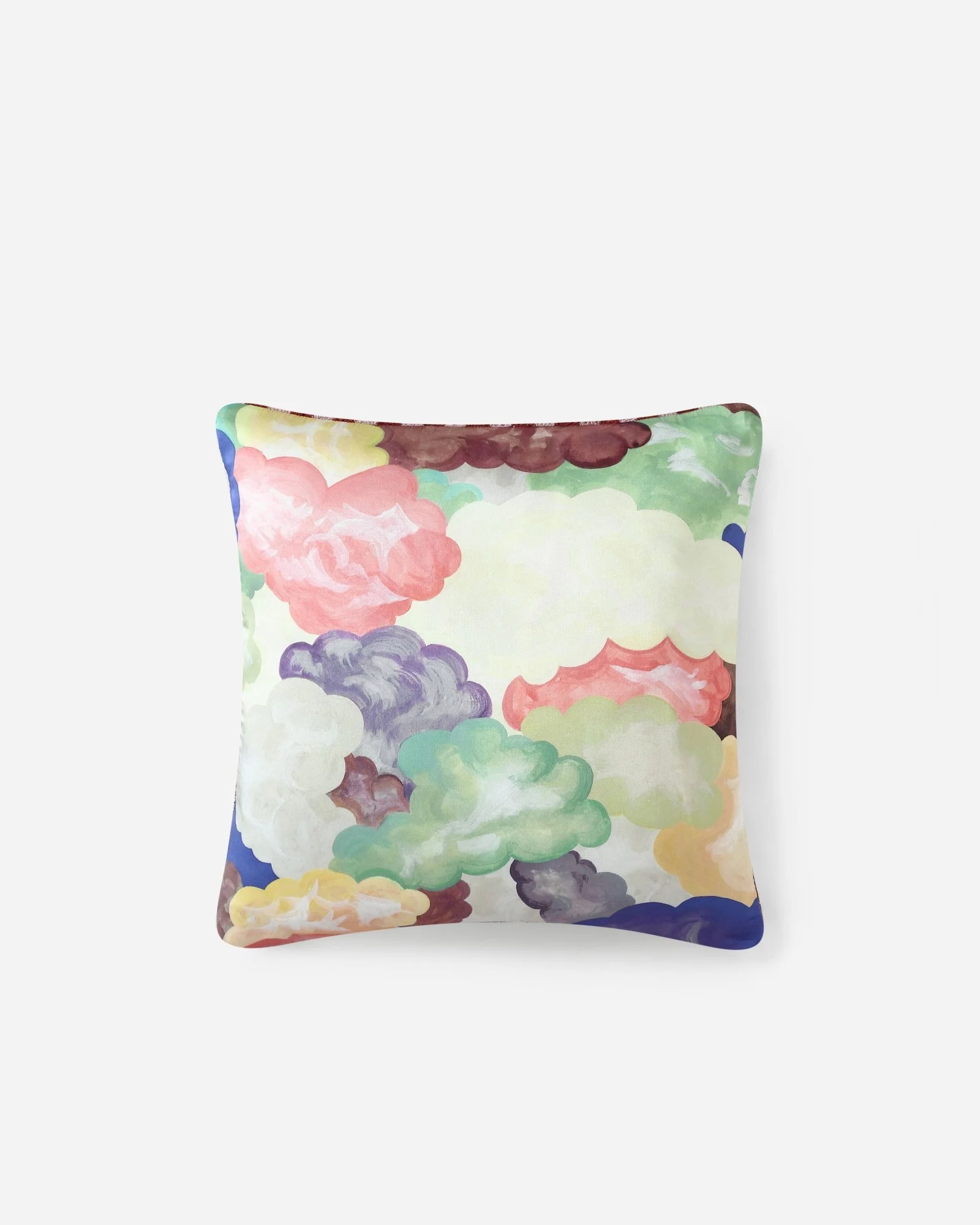 Soft and Cozy Jardin and Clouds Striped Sunset Soiree Throw Pillow - Image 9