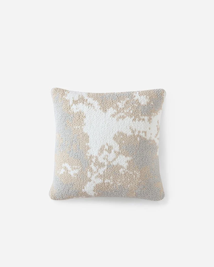 Soft and Cozy Modern Abstract Ocean and Desert Pixel Throw Pillow - Image 6