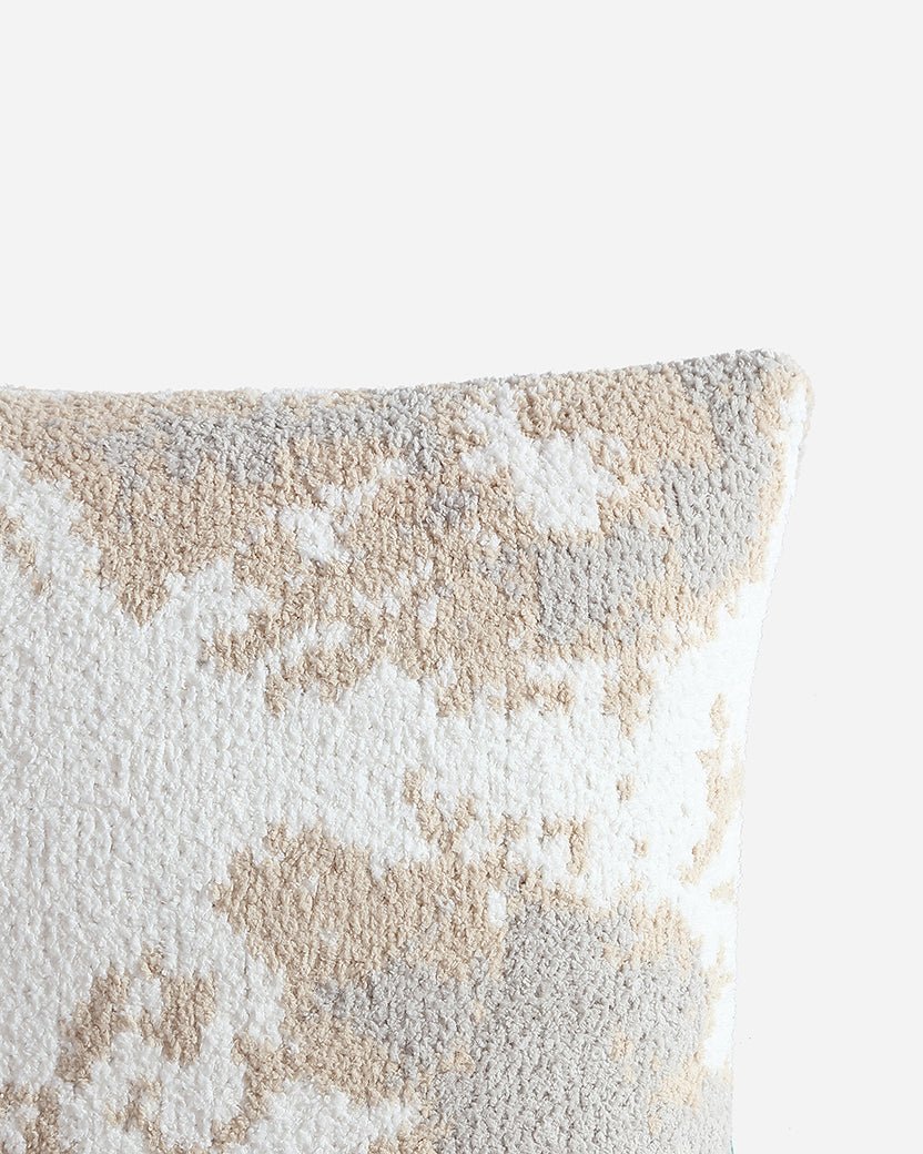 Soft and Cozy Modern Abstract Ocean and Desert Pixel Throw Pillow - Image 7