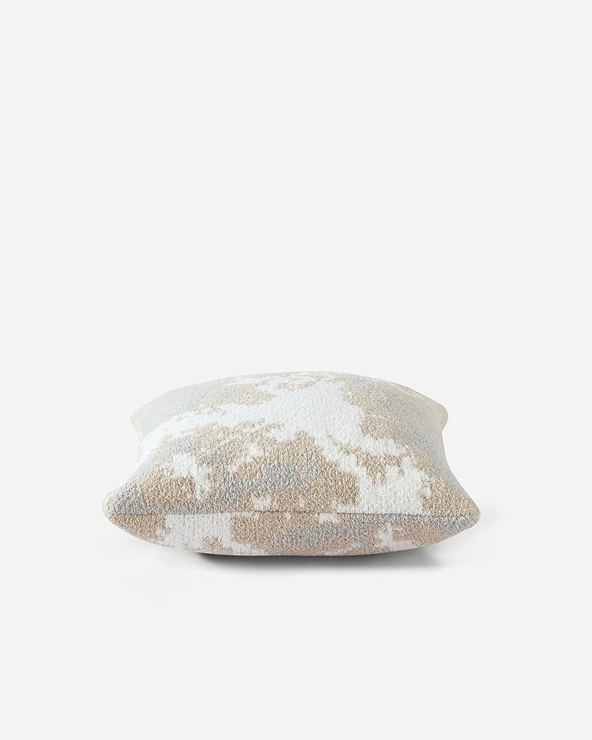 Soft and Cozy Modern Abstract Ocean and Desert Pixel Throw Pillow - Image 8