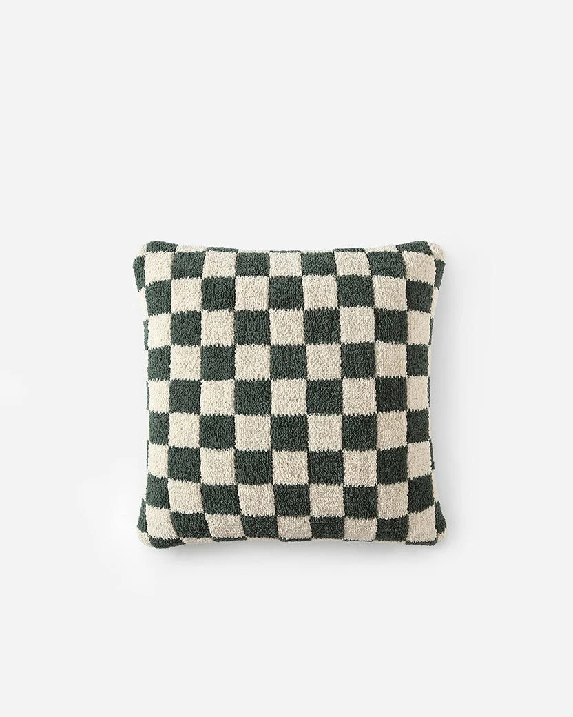 Soft and Comfy Mardi Gras Purple Green Gold And Maroon Checkerboard Throw Pillow - Image 10
