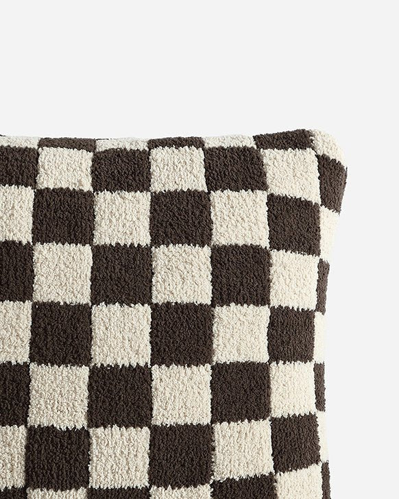 Soft and Comfy Mardi Gras Purple Green Gold And Maroon Checkerboard Throw Pillow - Image 16