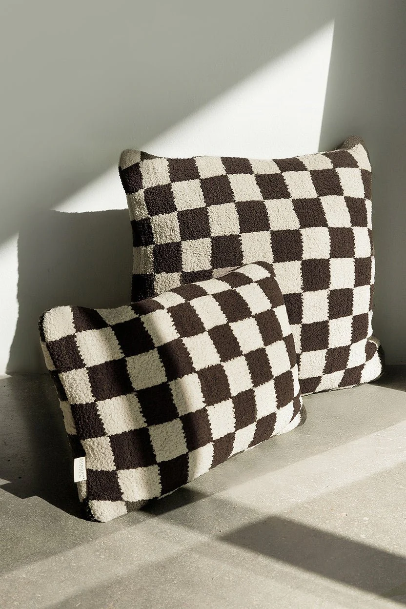 Soft and Comfy Mardi Gras Purple Green Gold And Maroon Checkerboard Throw Pillow - Image 19