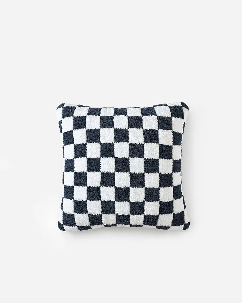 Soft and Comfy Mardi Gras Purple Green Gold And Maroon Checkerboard Throw Pillow - Image 5