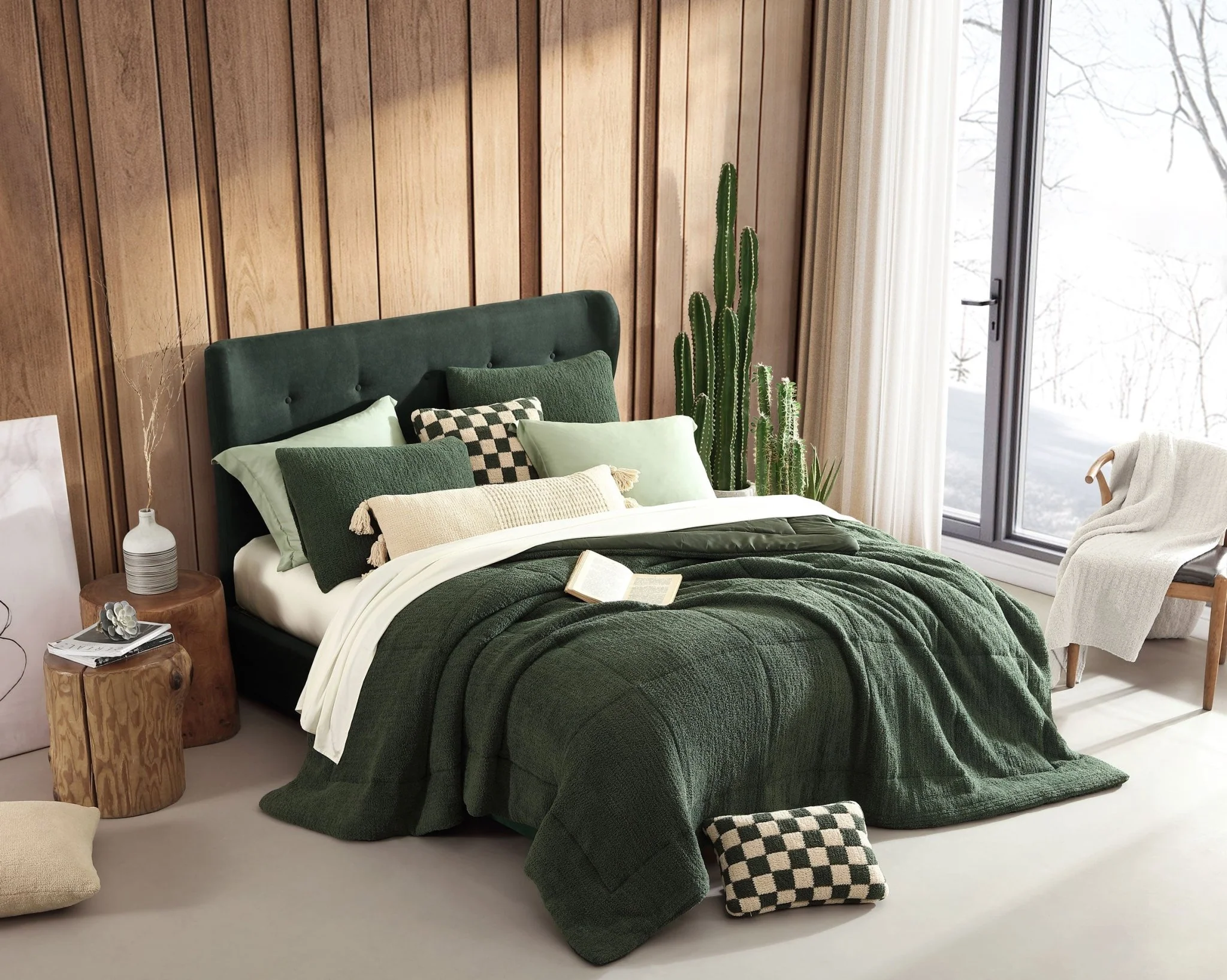 Super Soft Solid Sienna Braided Pom Pom Lumbar Pillow - Image 13