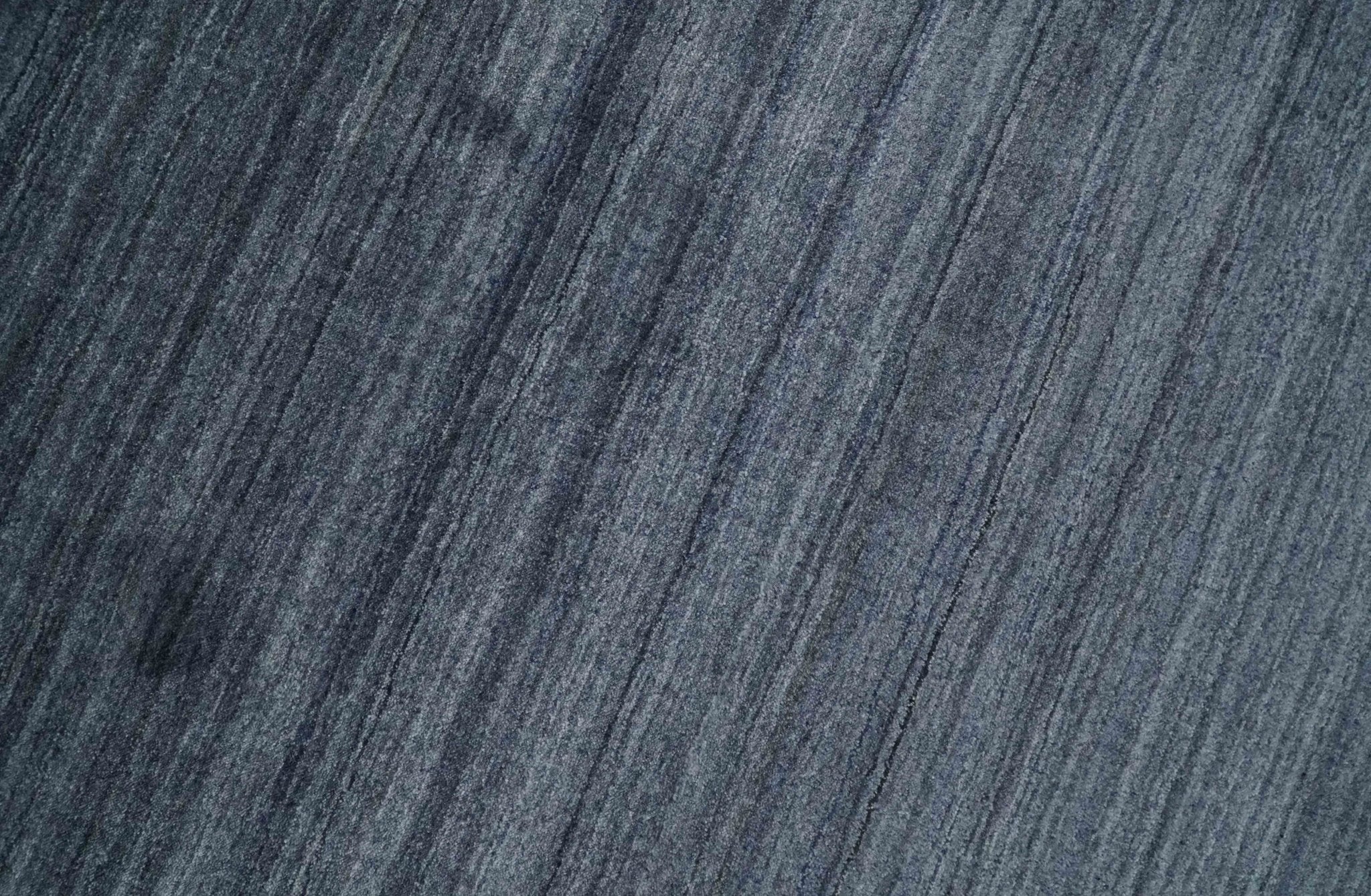 Solid Blue Scandinavian 5x7 Blended Bamboo Silk Flatwoven Area Rug, Dinning, Kids Rug | HL42 - Image 7