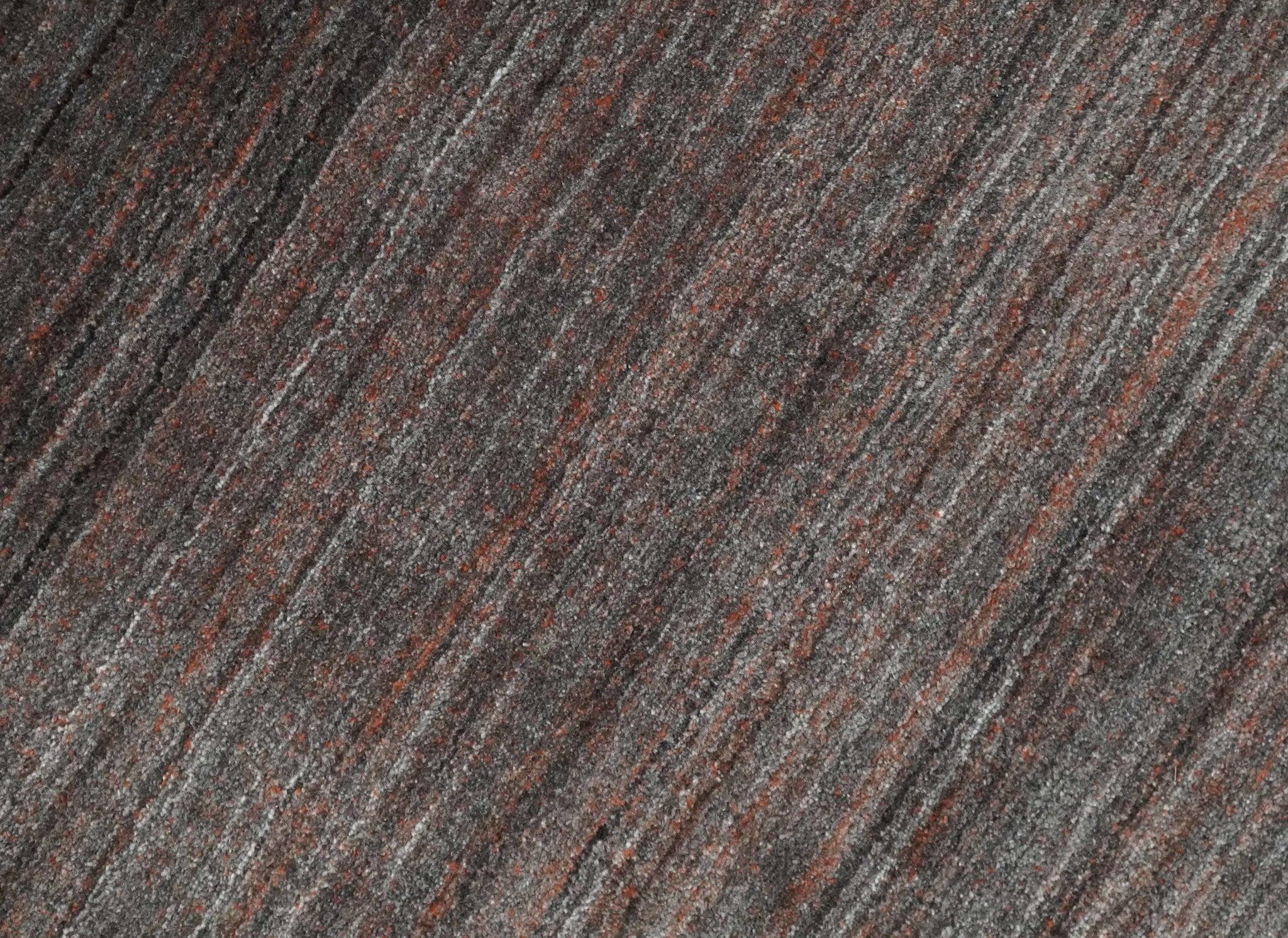 Solid Brown Scandinavian 5x7 Blended Wool Flatwoven Area Rug, Dinning, Kids Rug | HL17 - Image 3