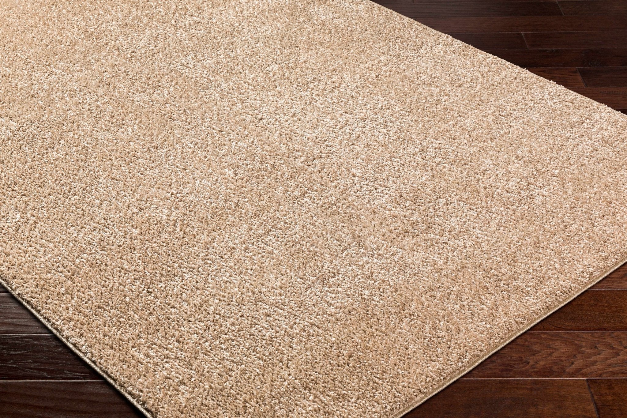 Modern Solid Design Brown High Pile Washable Area Rug - Image 18