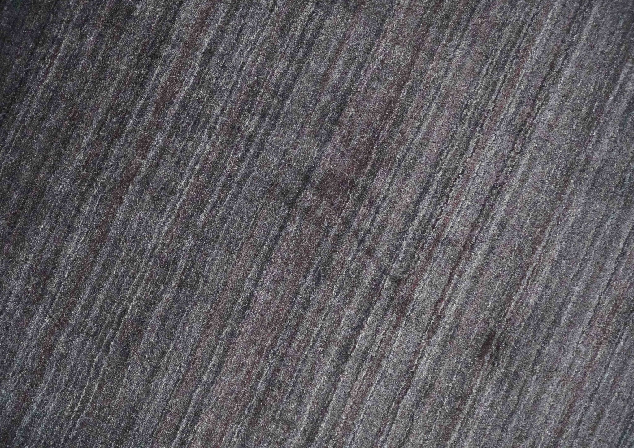 Solid Charcoal Scandinavian 5x7 Blended Wool Flatwoven Area Rug, Dinning, Kids Rug | HL14 - Image 10