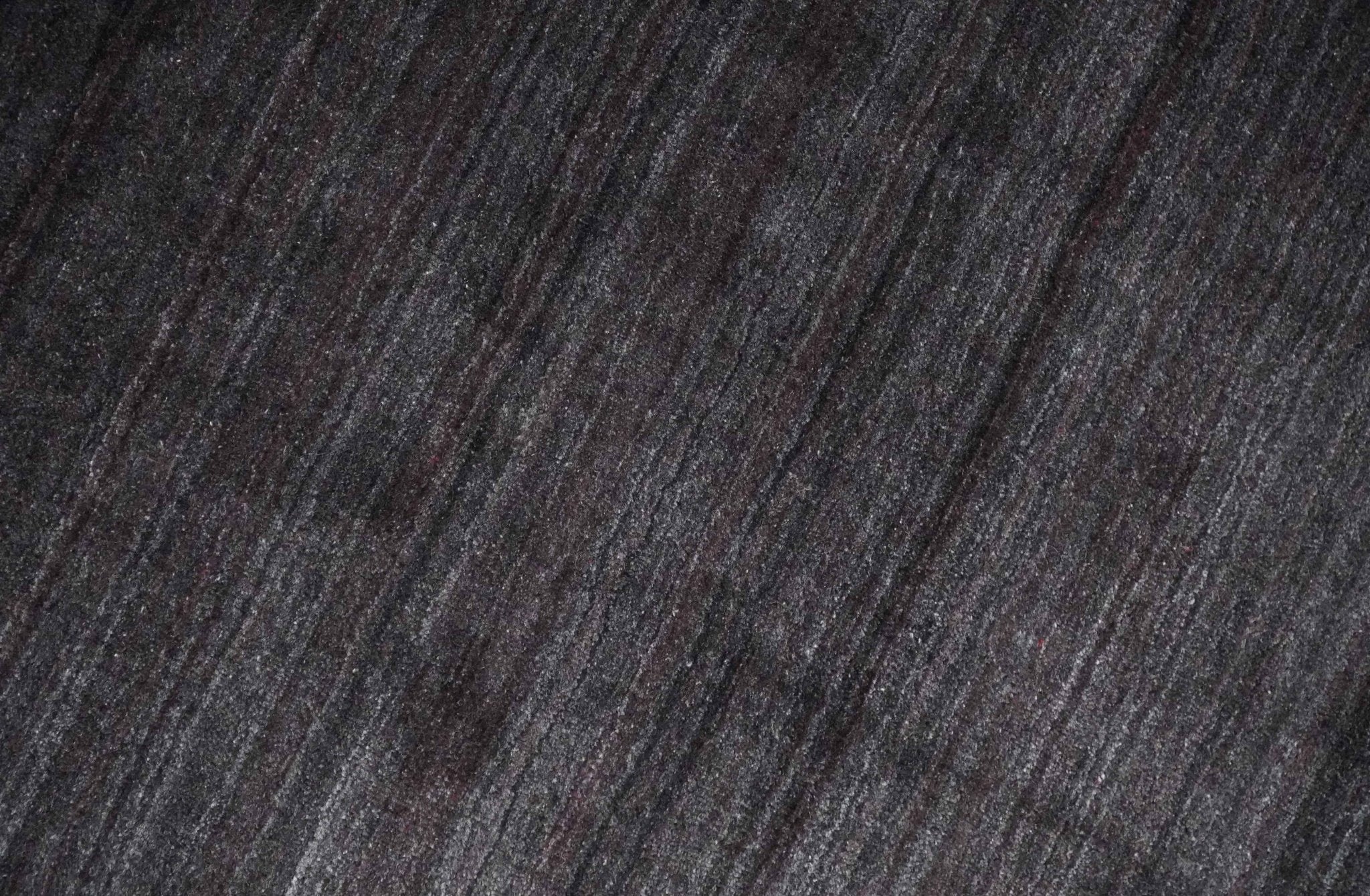 Solid Dark Purple Scandinavian 5x7 Blended Wool Flatwoven Area Rug, Dinning, Kids Rug | HL38 - Image 9