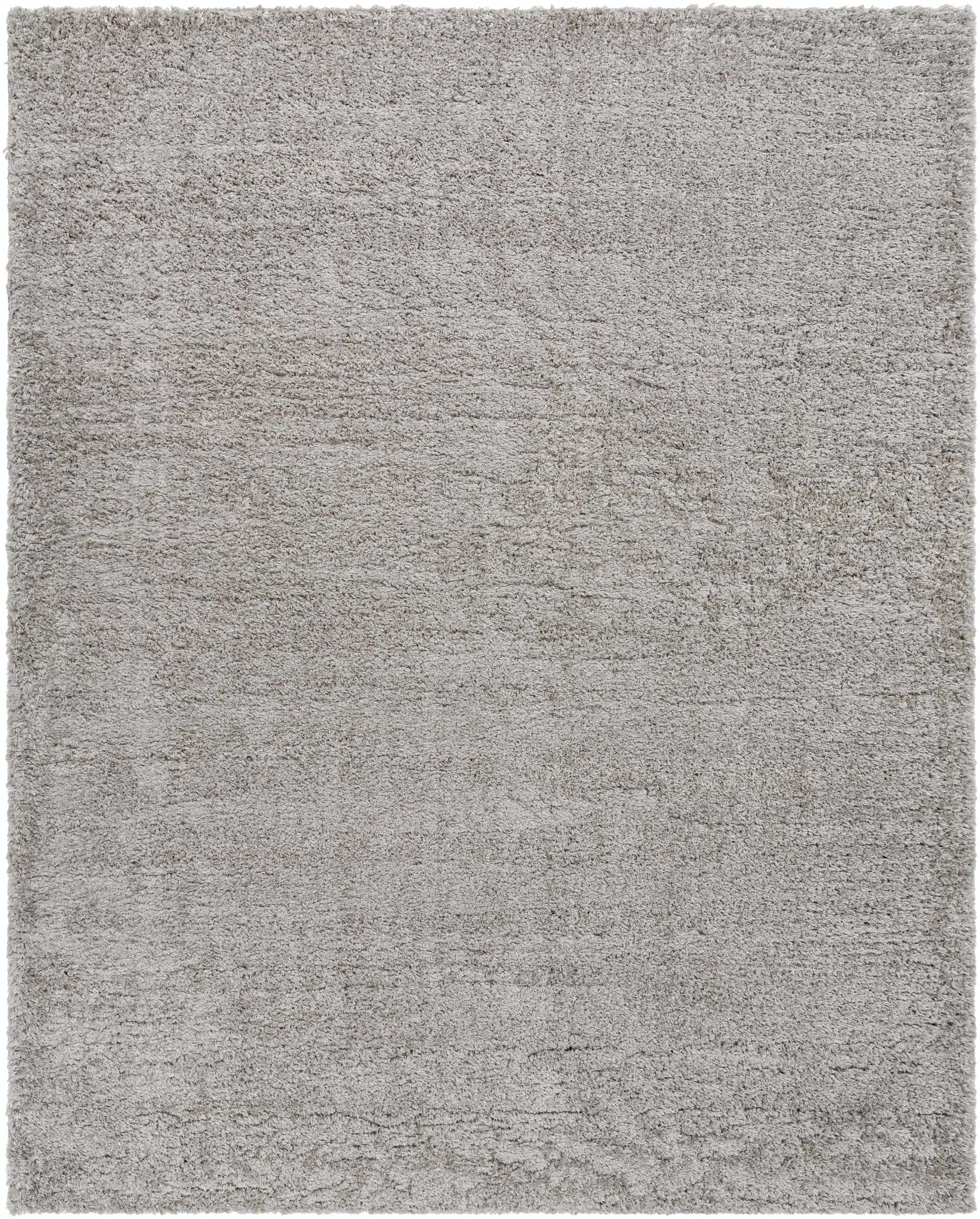 Modern Solid Gray Plush Pile Area Rug - Image 13