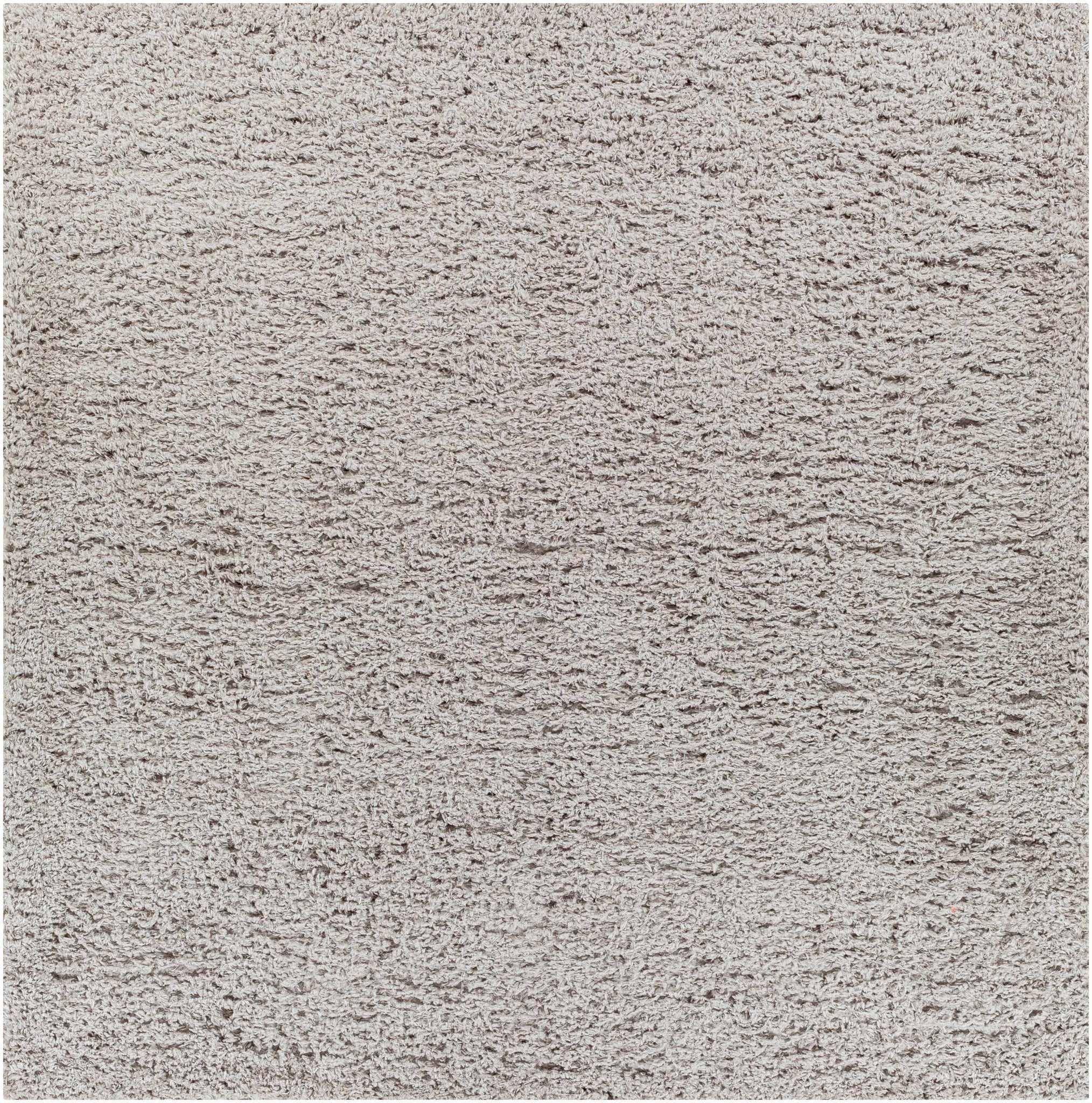 Modern Solid Gray Plush Pile Area Rug - Image 6