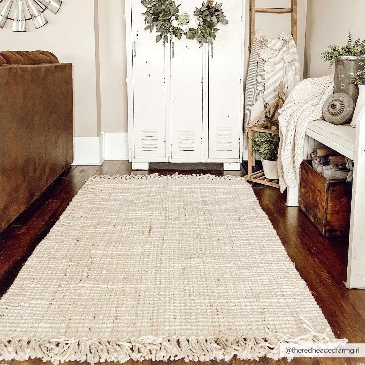 Contemporary Solid Hand Woven Tan Natural Fiber Jute Multi Size Area Rug - Image 10