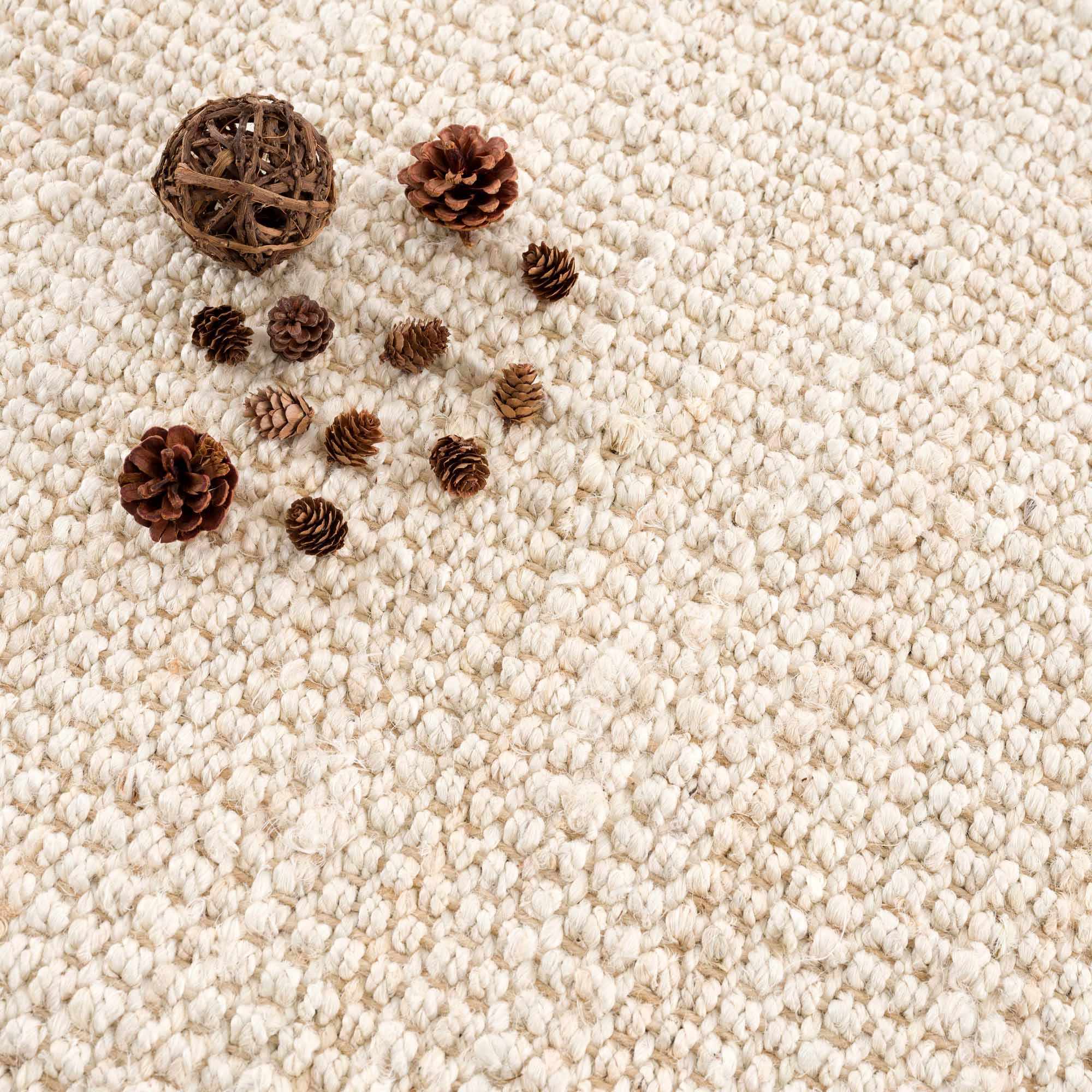 Contemporary Solid Hand Woven Tan Natural Fiber Jute Multi Size Area Rug - Image 26