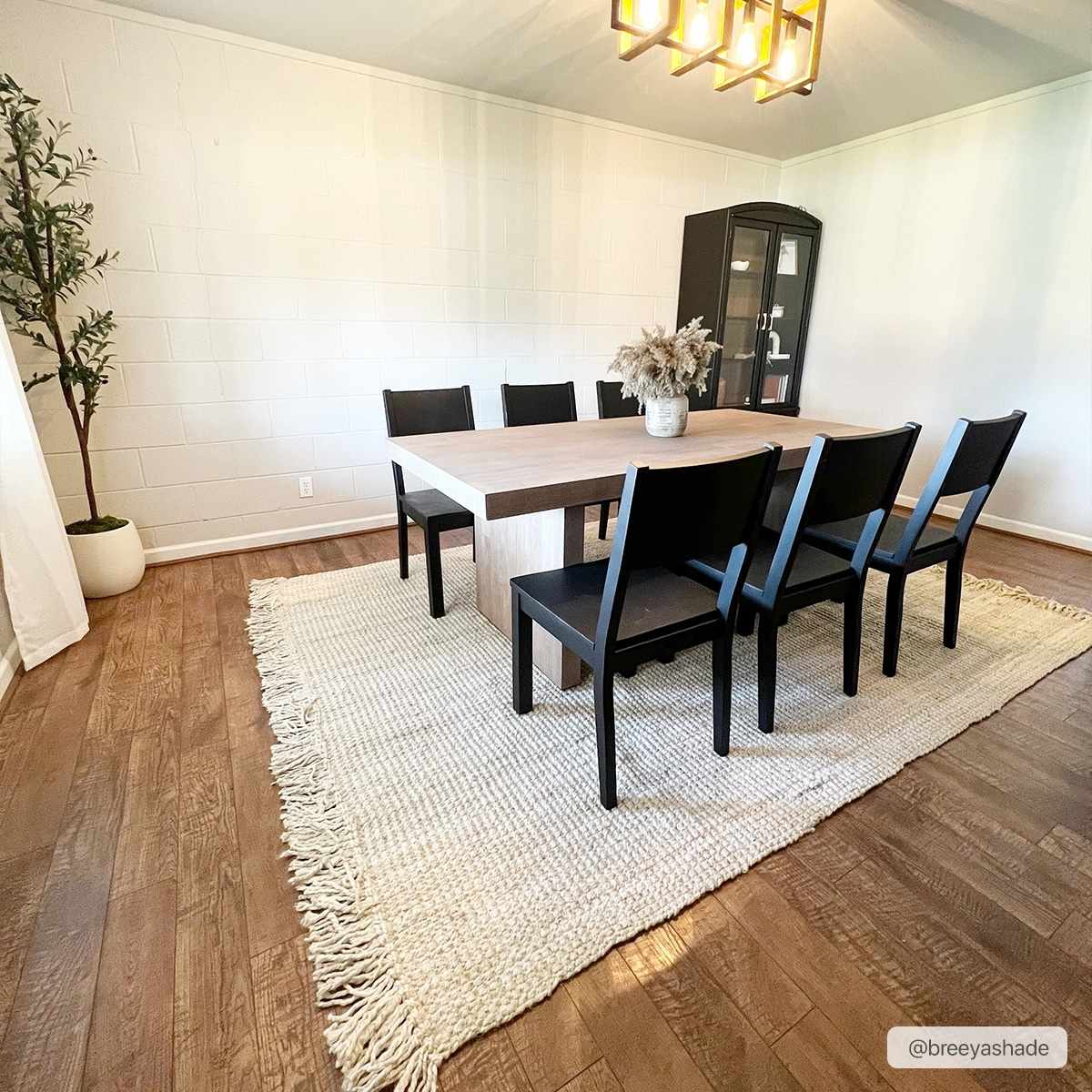 Contemporary Solid Hand Woven Tan Natural Fiber Jute Multi Size Area Rug - Image 6