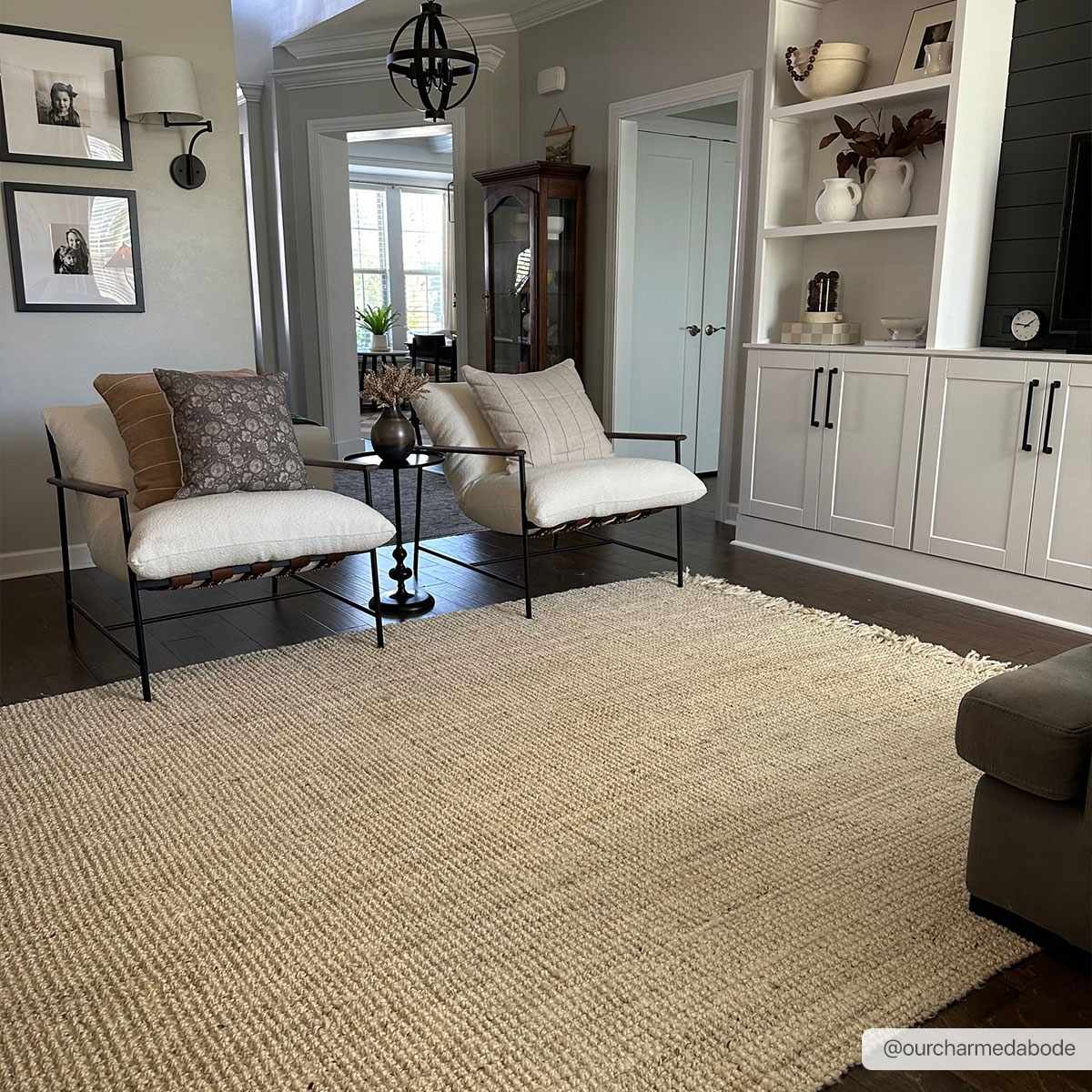 Contemporary Solid Hand Woven Tan Natural Fiber Jute Multi Size Area Rug - Image 8
