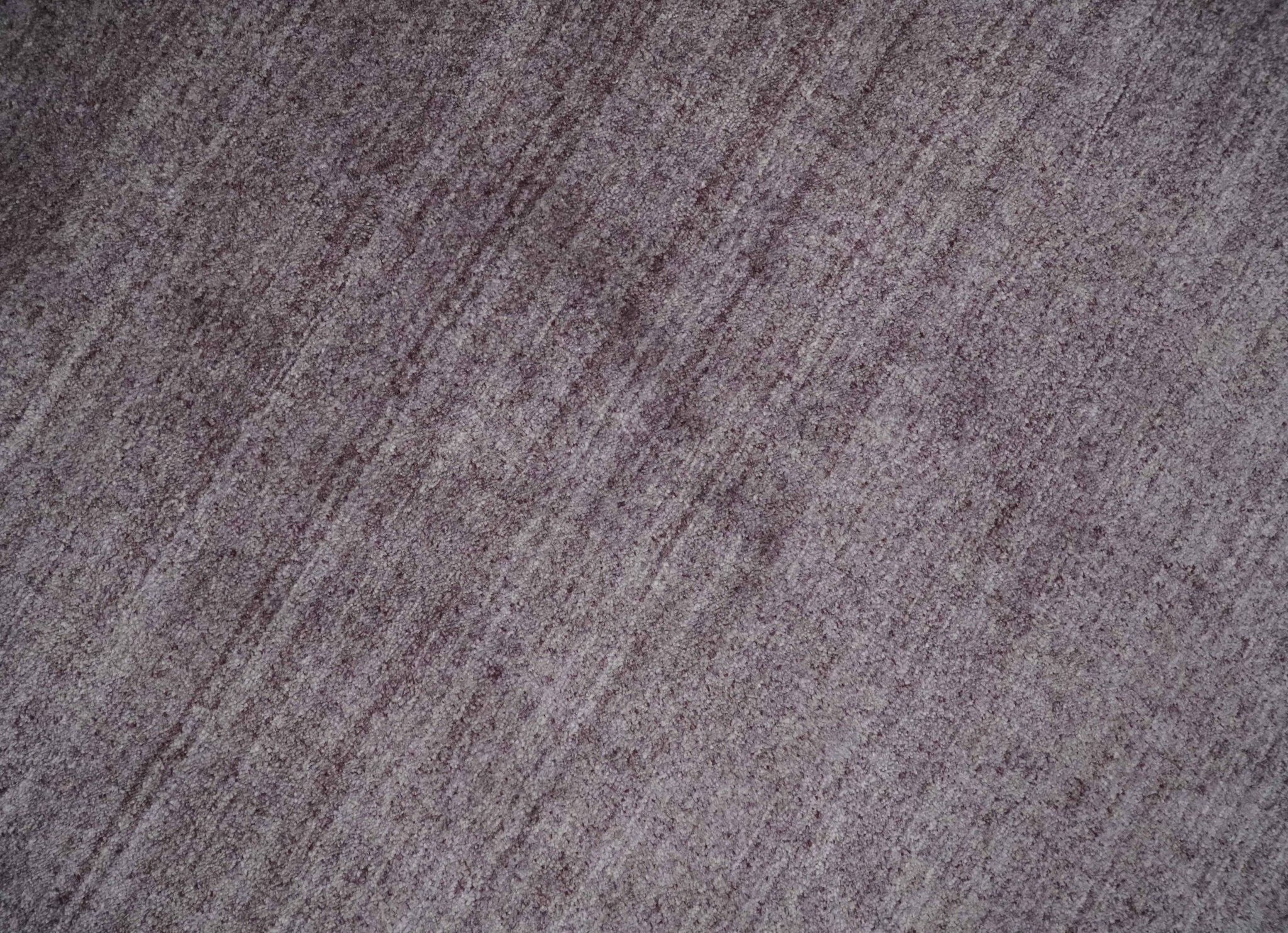 Solid Lavender Purple Scandinavian 5x7 Blended Wool Flatwoven Area Rug | HL12 - Image 8