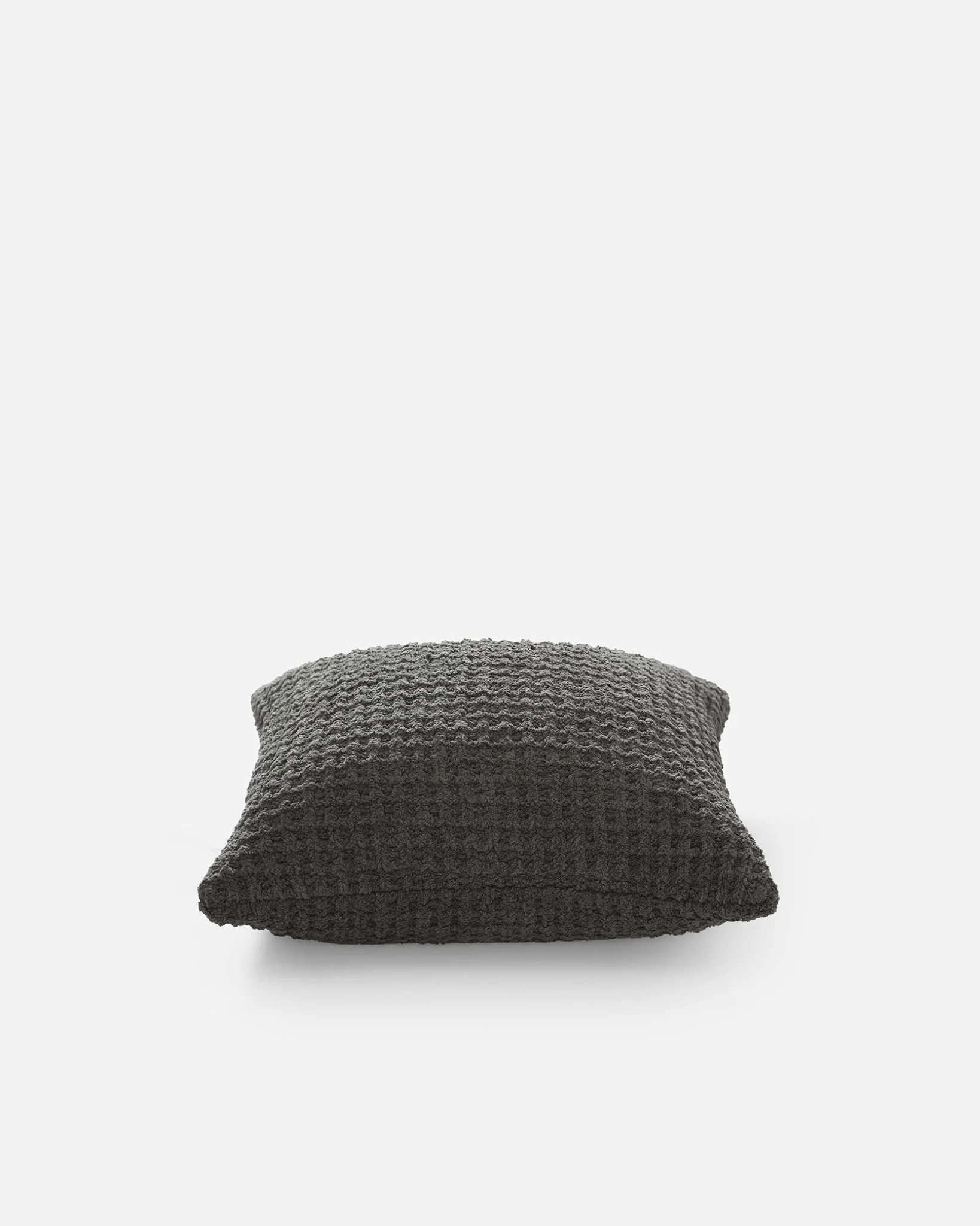 Solid Multi Color Crocheted Snug Waffle Throw Pillow - Image 16