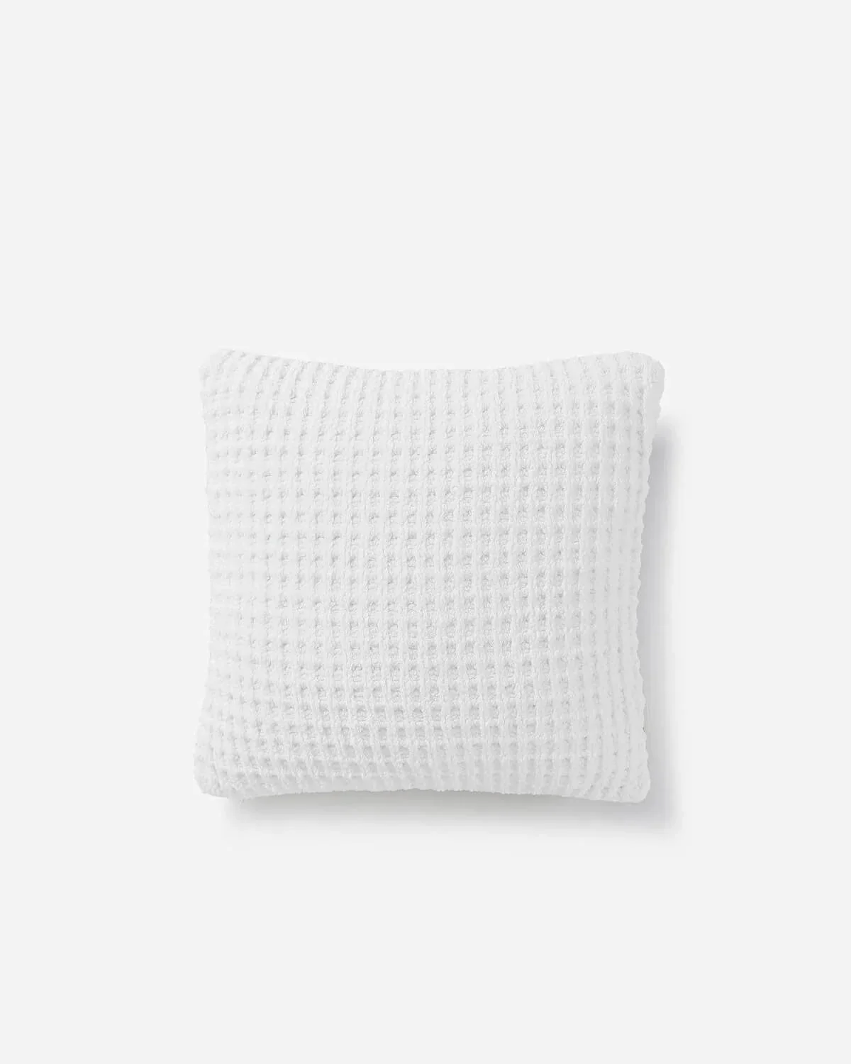 Solid Multi Color Crocheted Snug Waffle Throw Pillow - Image 19