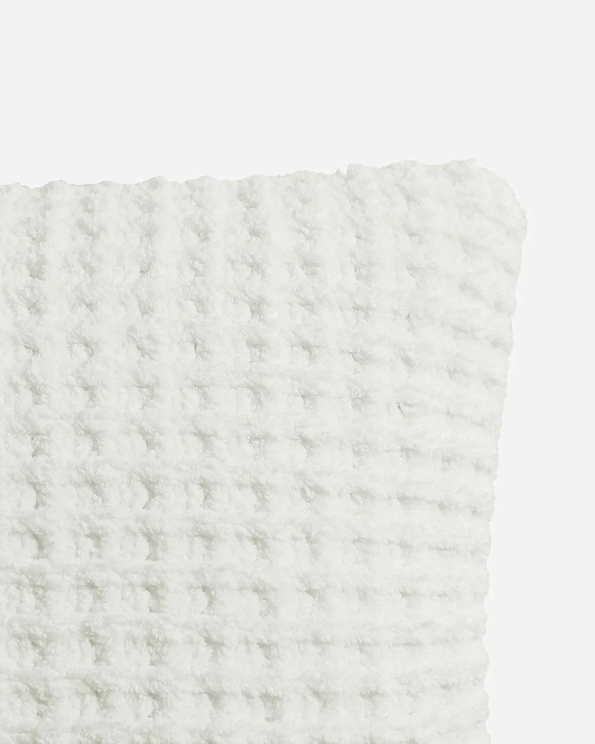 Solid Multi Color Crocheted Snug Waffle Throw Pillow - Image 2