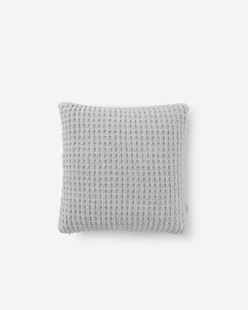 Solid Multi Color Crocheted Snug Waffle Throw Pillow - Image 8