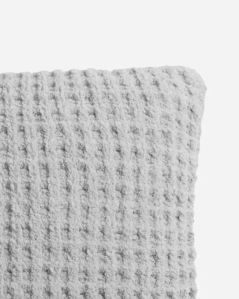Solid Multi Color Crocheted Snug Waffle Throw Pillow - Image 9