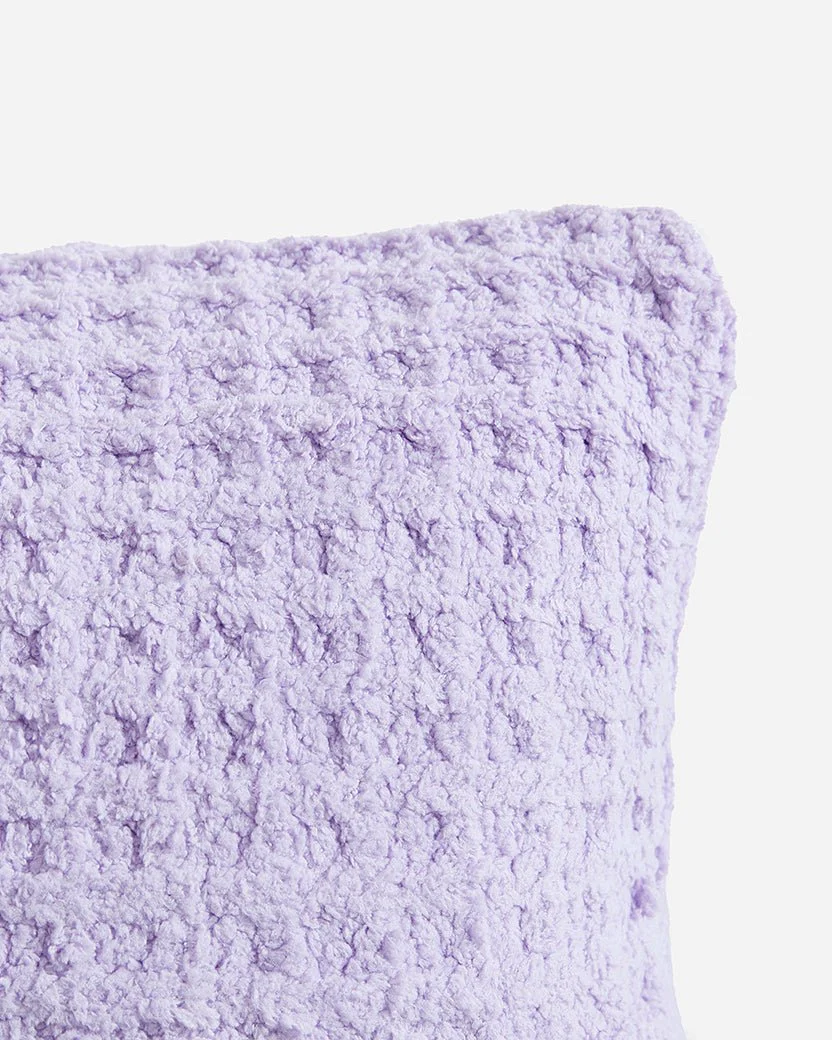 Solid Multi Color Crocheted Snug Waffle Mini Pillow - Image 19