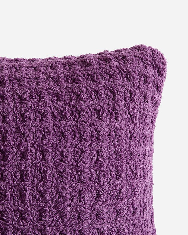 Solid Multi Color Crocheted Snug Waffle Mini Pillow - Image 25