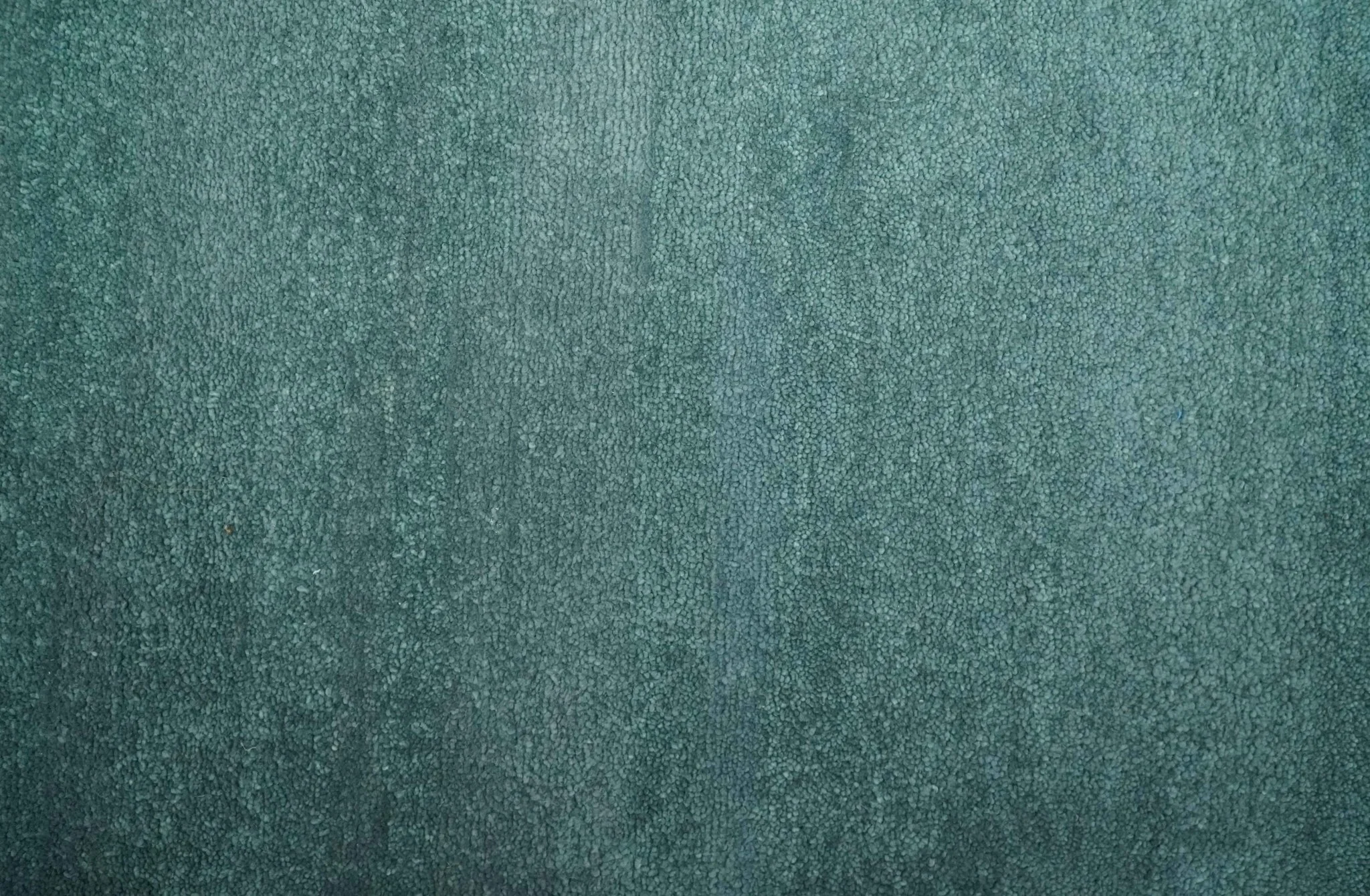 Solid Plain Blue Modern Hand Tufted 8x10 wool area rug - Image 4