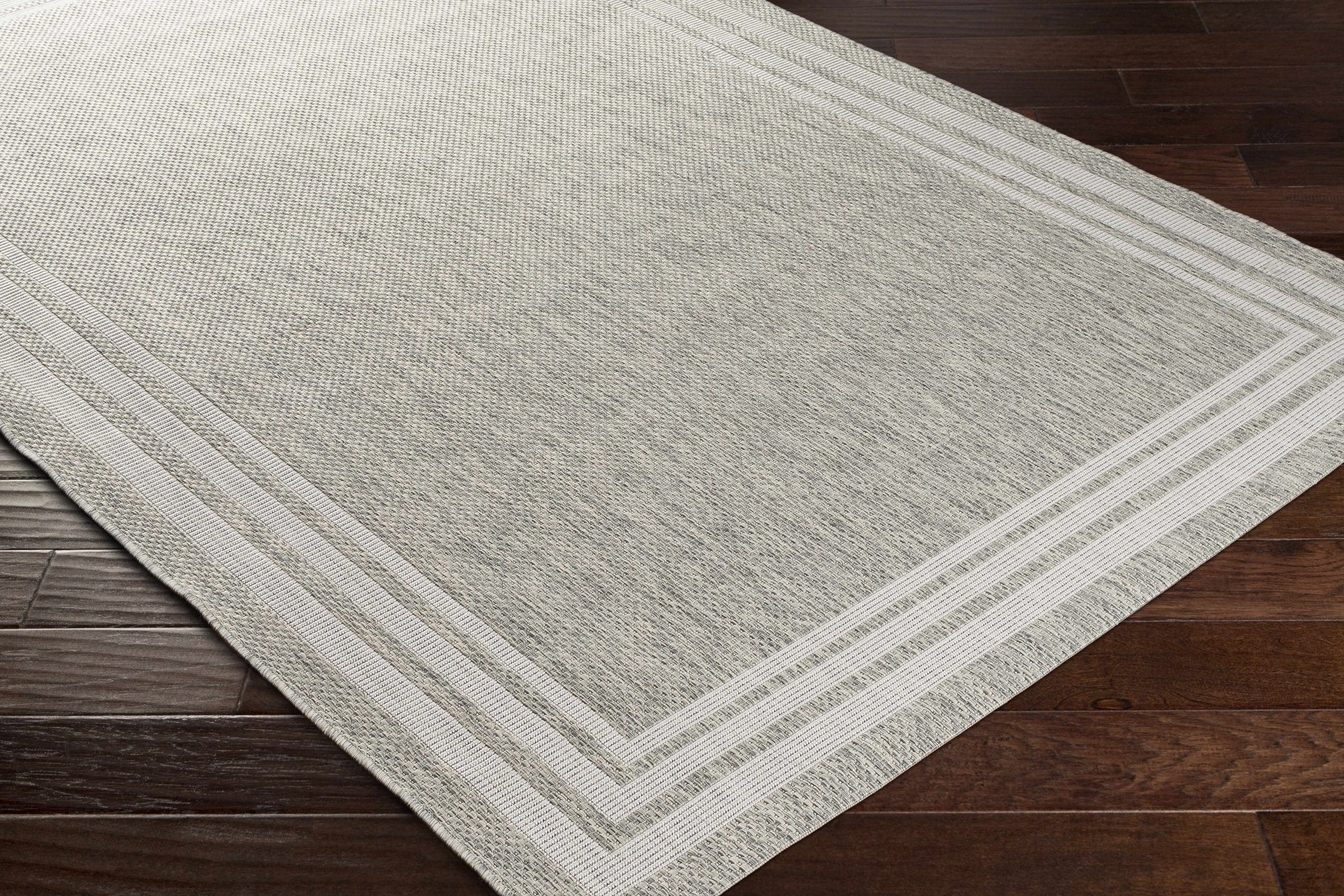 Solid Beige and Ivory Indoor and Outdoor Multi size Area Rug - Image 4