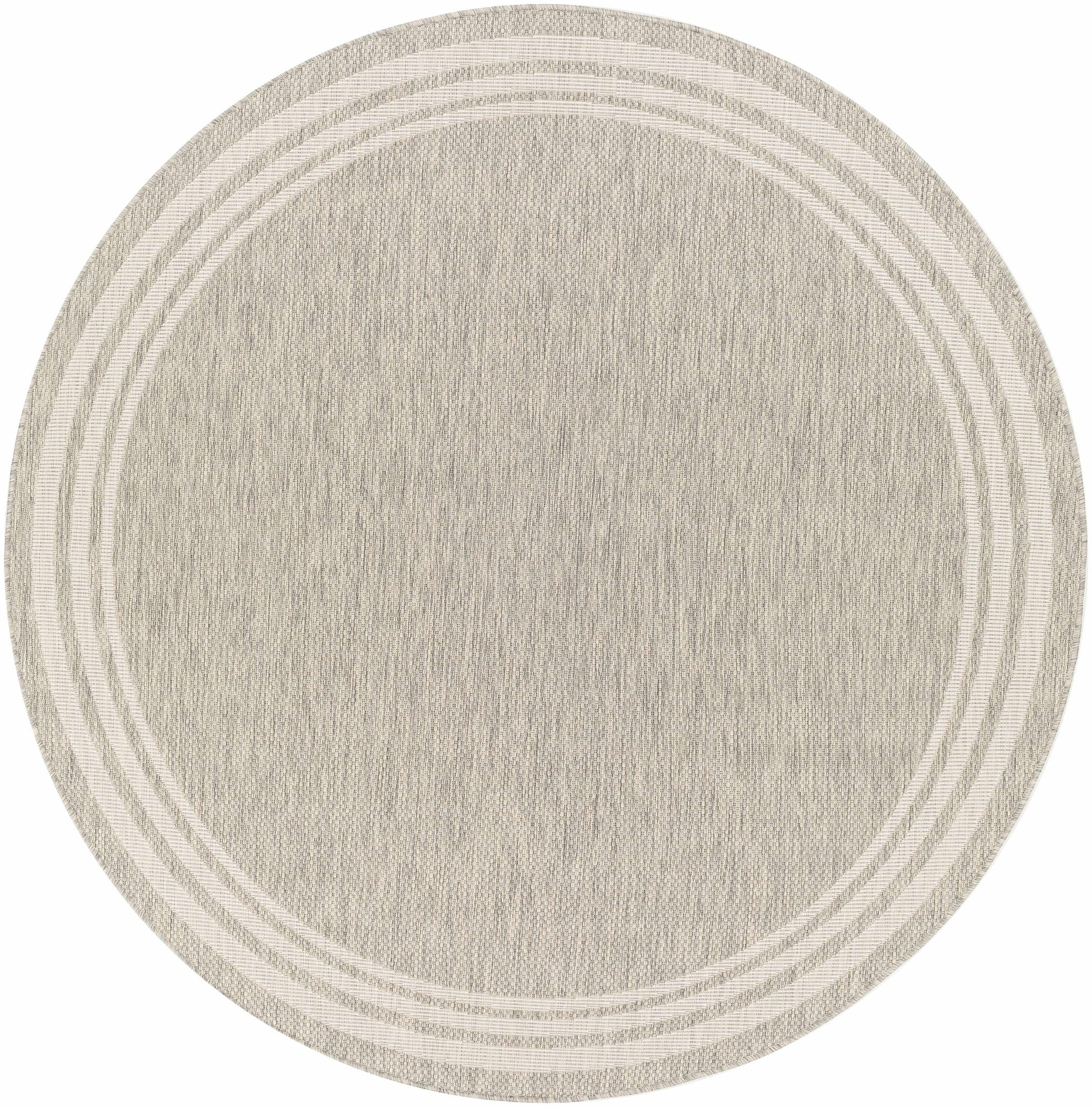 Solid Beige and Ivory Indoor and Outdoor Multi size Area Rug - Image 8